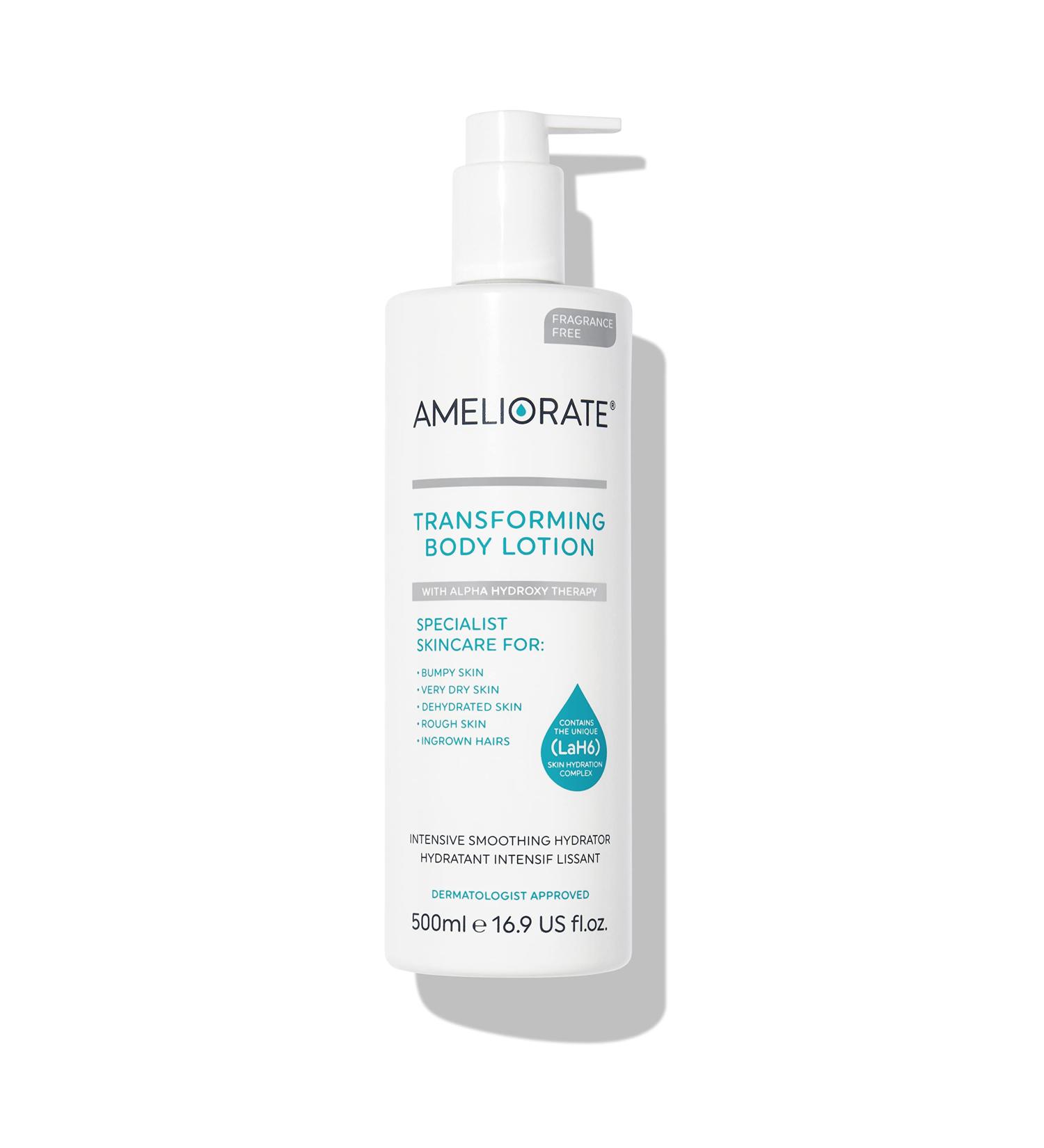 AMELIORATE Transforming Body Lotion 500ml - Fragrance-Free | International Shipping Available - Buy Online on GoSupps.com