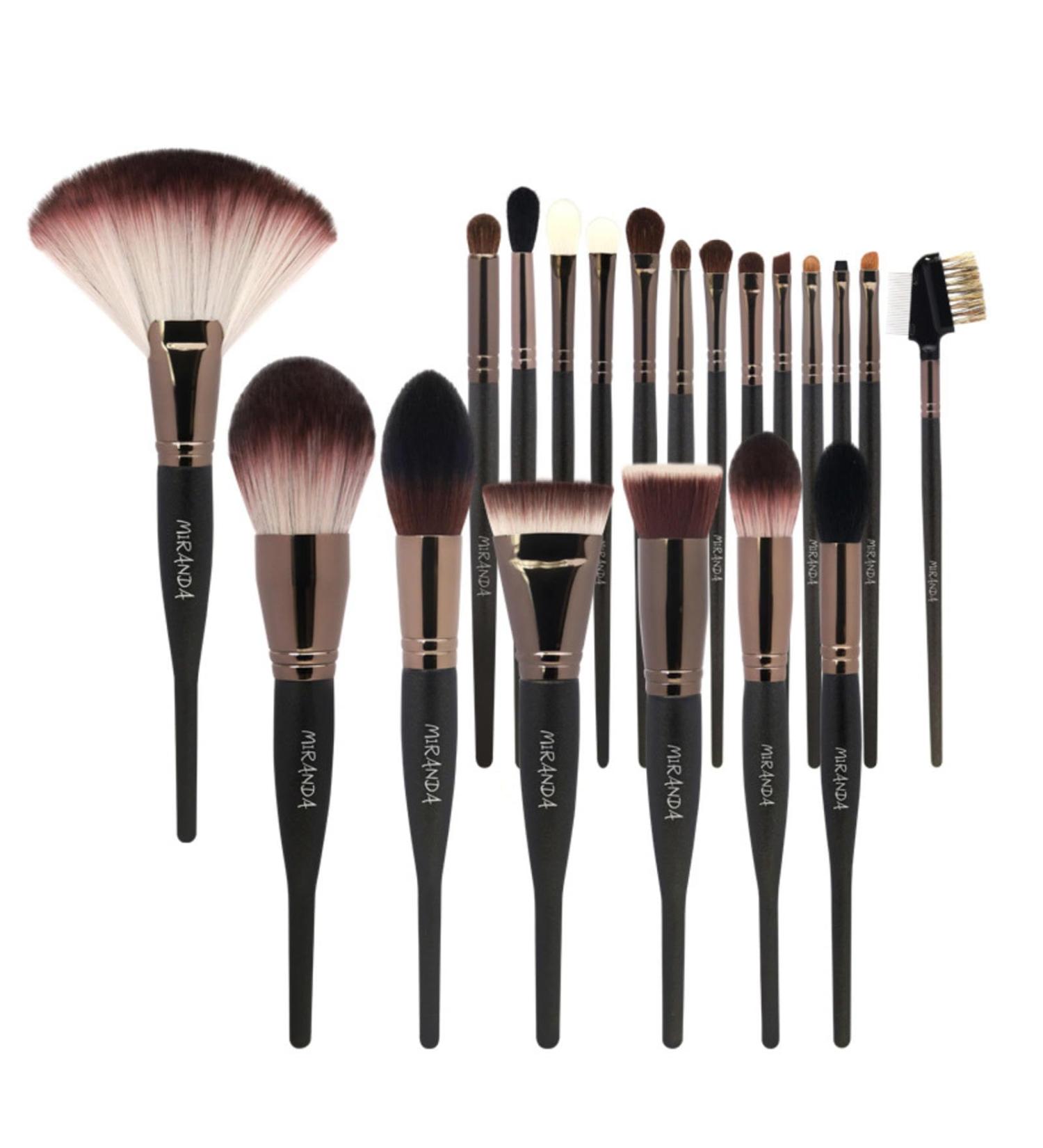 Premium Makeup Brush Set | Soft Animal Hair Gentle on Skin | 18-Piece Beginner Toolkit for Flawless Application - Buy Online on GoSupps.com