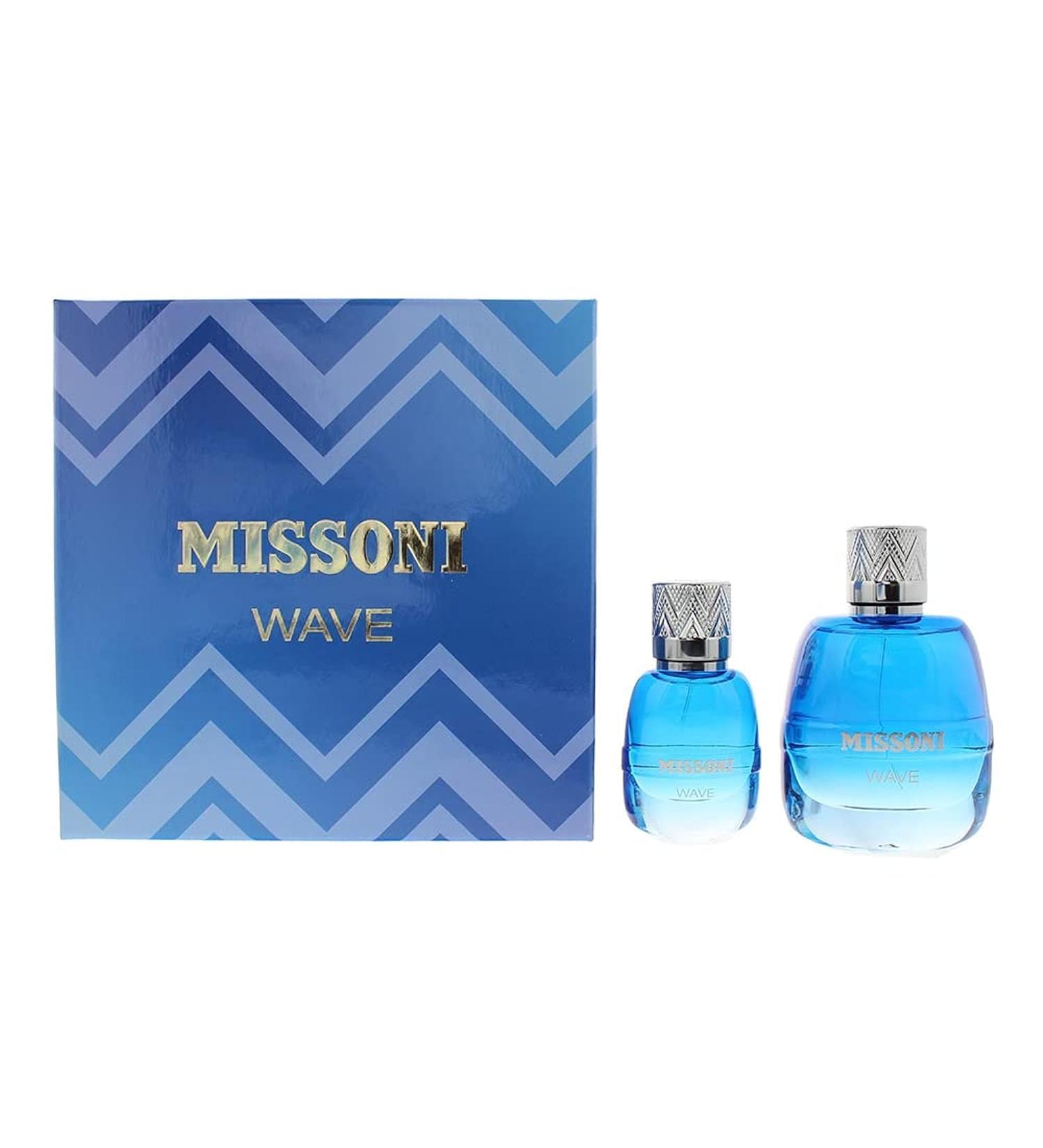Missoni Missoni Wave 3.4oz EDT Spray 1oz EDT Spray Men 2 Pc Gift set