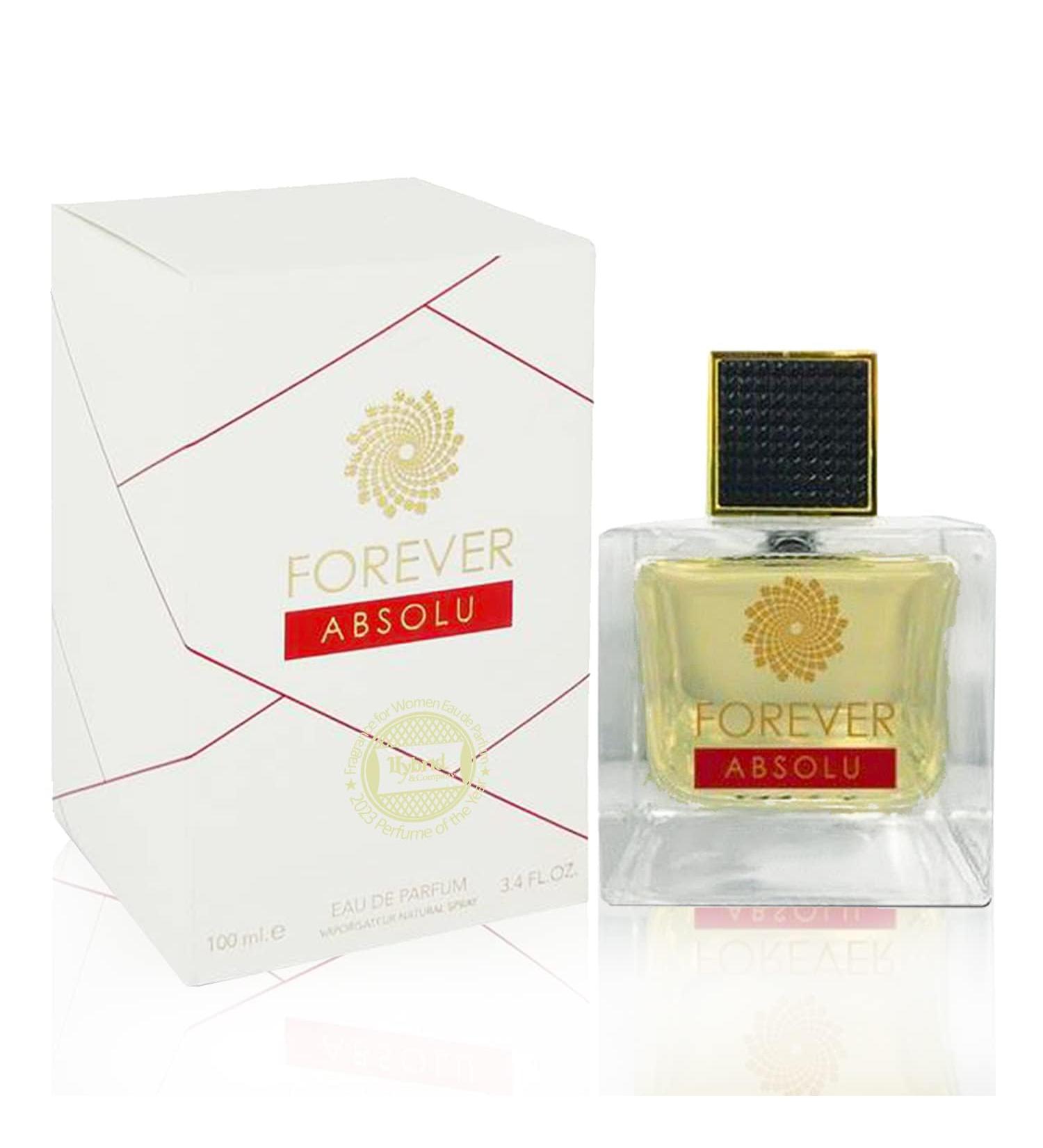 Hybrid & Company Forever Absolu Eau De Parfum Natural Spray for Women Fruity Oud Fragrance Long Lasting Concentrated Luxury Perfume 3.4 Fl Oz/100 Ml - Buy Online on GoSupps.com