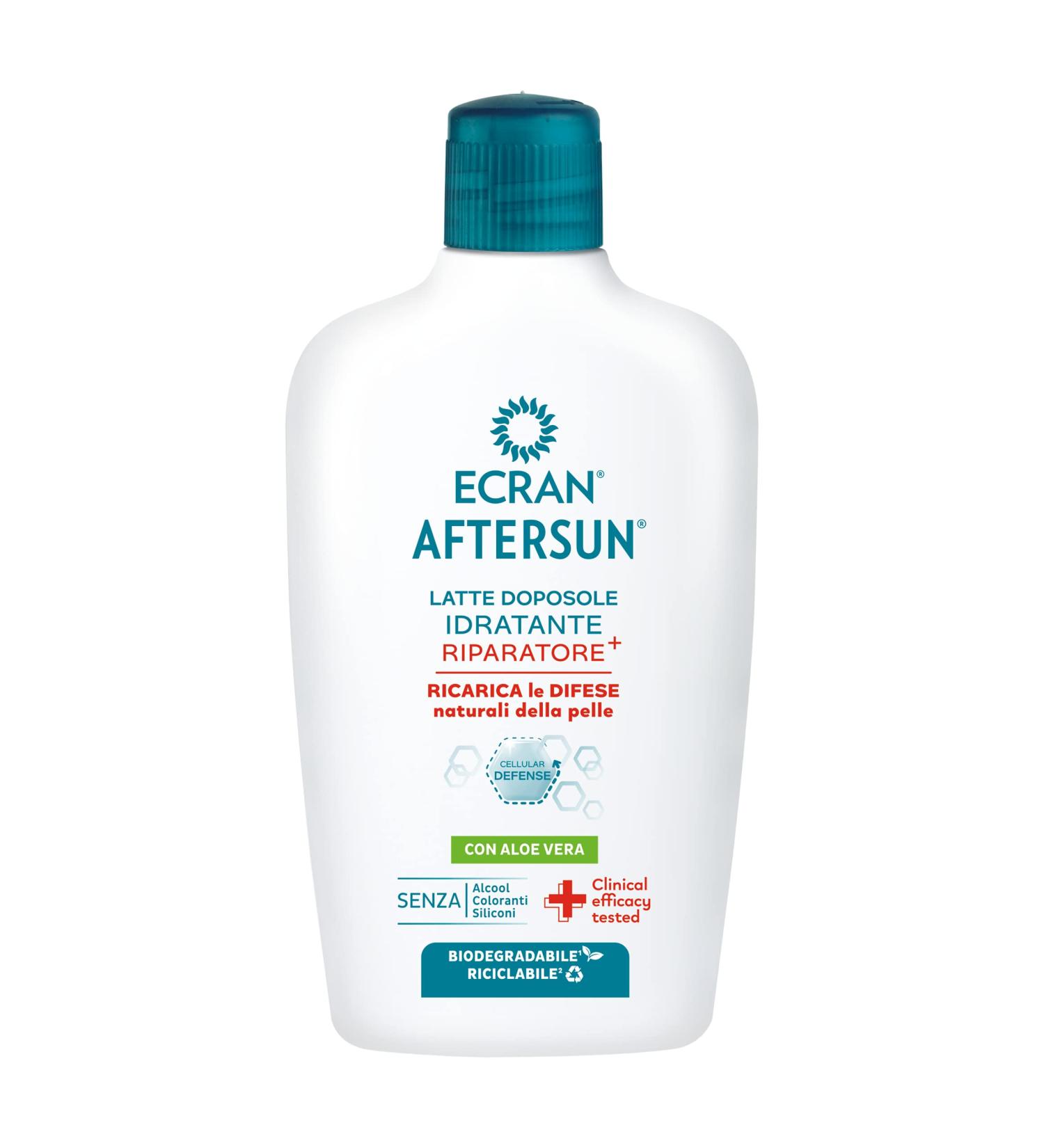 Ecran Moisturising After Sun Milk with Aloe Vera - 400 ml