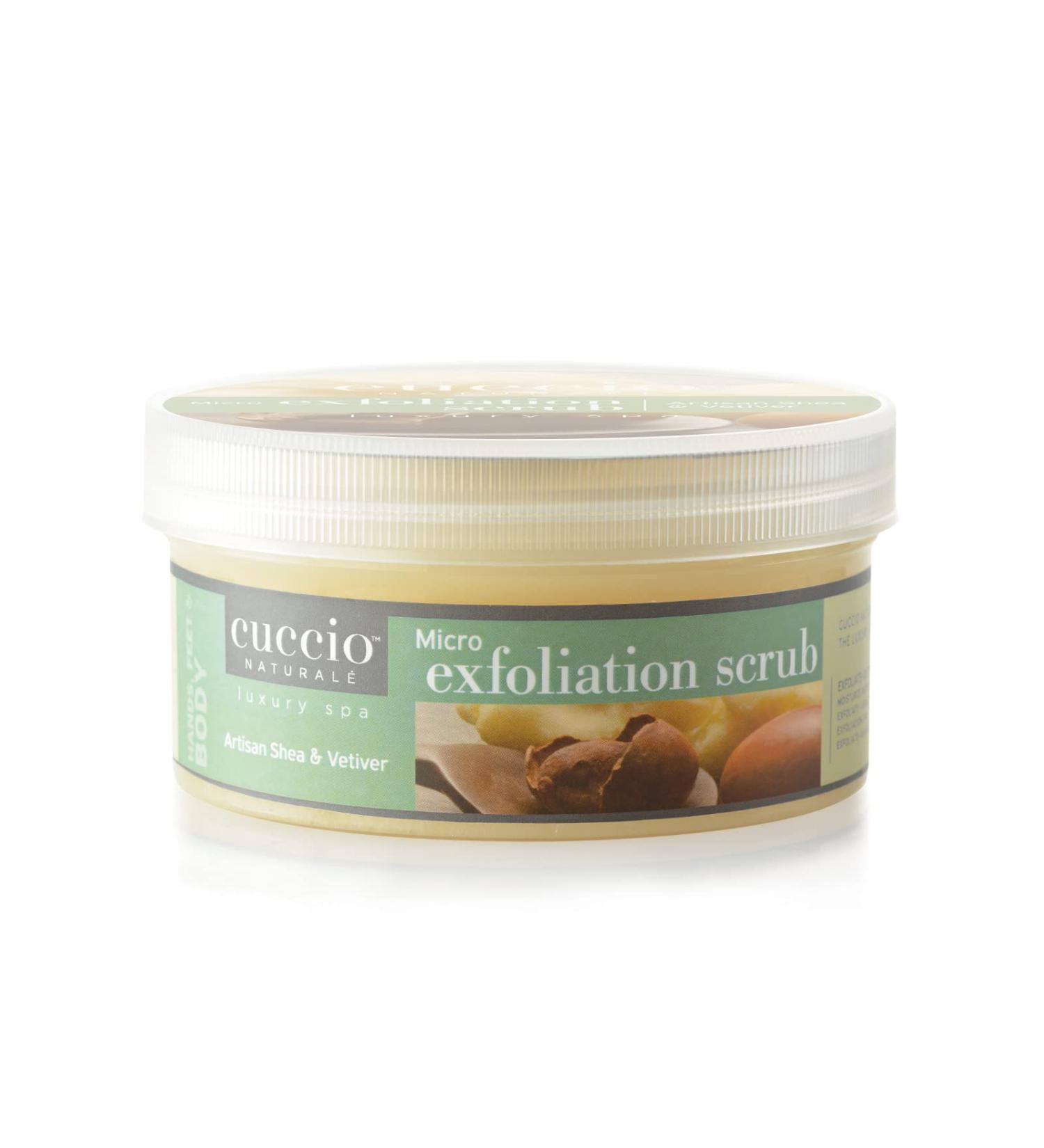 Cuccio Micro Exfoliation Scrub  Sugarcane and Bamboo Powder  16 Ounce