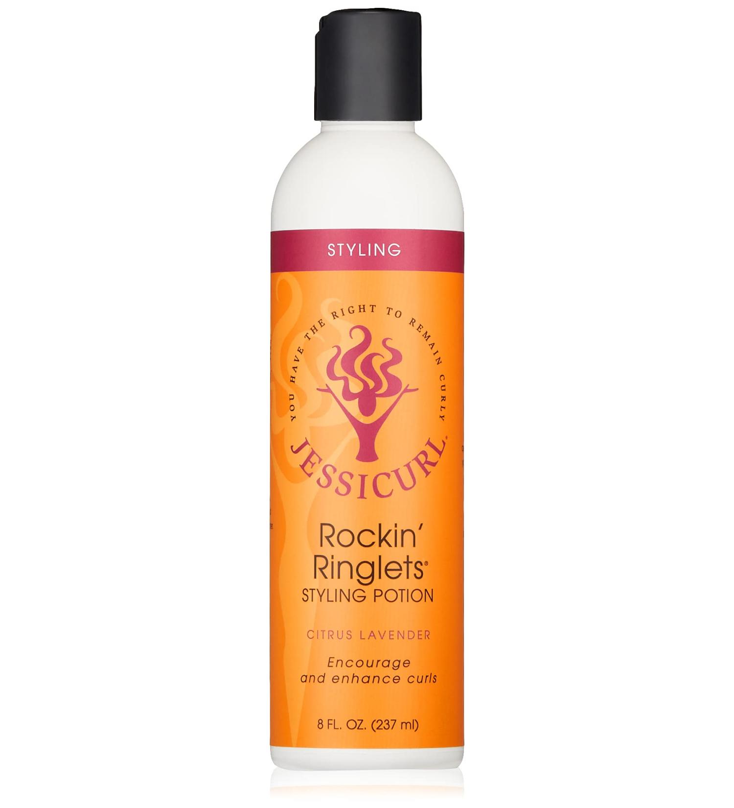 Jessicurl Rockin' Ringlets Styling Potion 8 oz - Curl Enhancer with Flaxseed Extract for Curly Hair, Frizz Control - Citrus Lavender Scent - Buy Online on GoSupps.com
