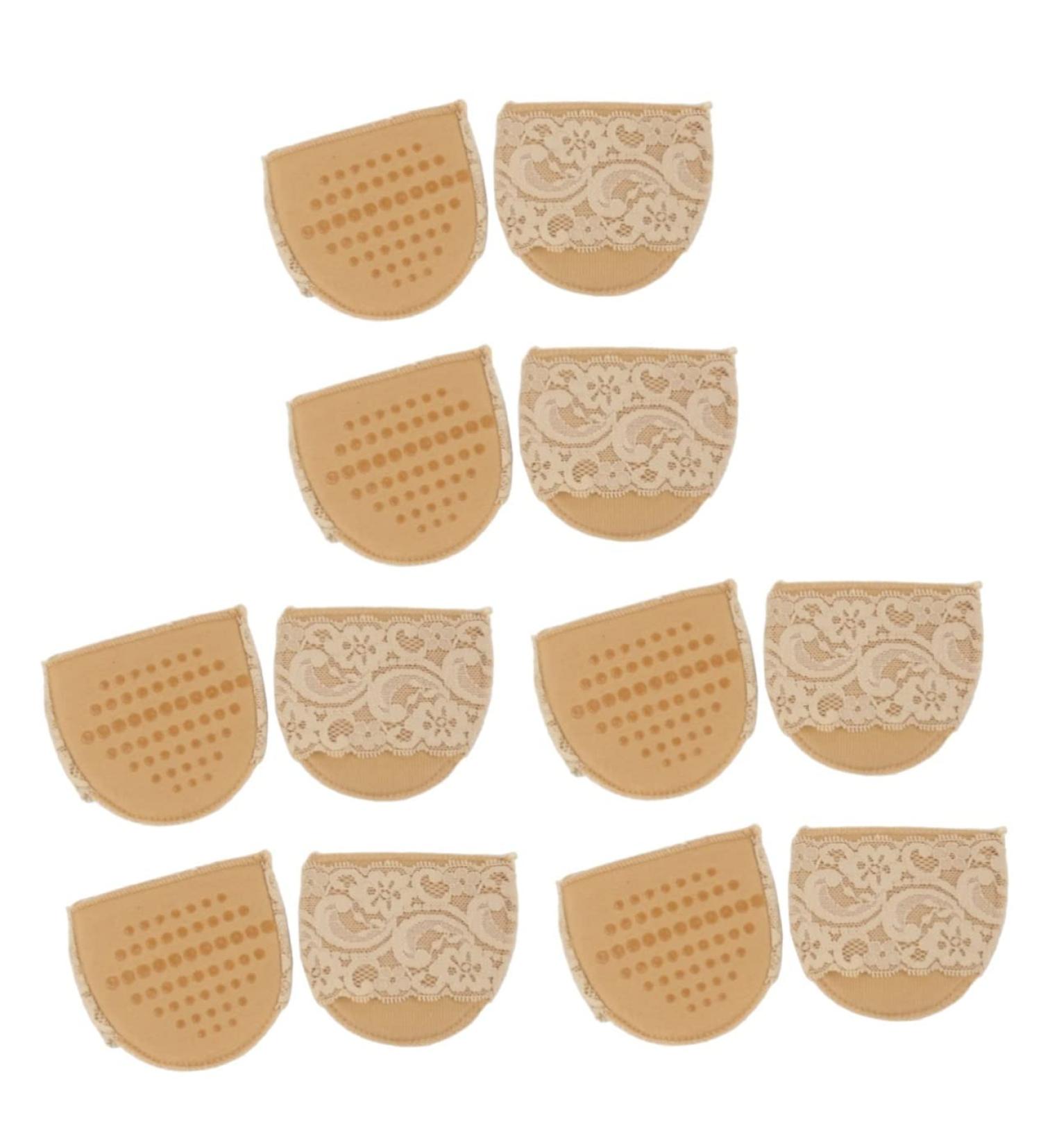 FOMIYES 6 Pairs Forefoot Pads - Transparent Shoe Cushion Inserts for Heels & Metatarsal Protection - Comfortable Foot Pads for Pain Relief - Buy Online on GoSupps.com