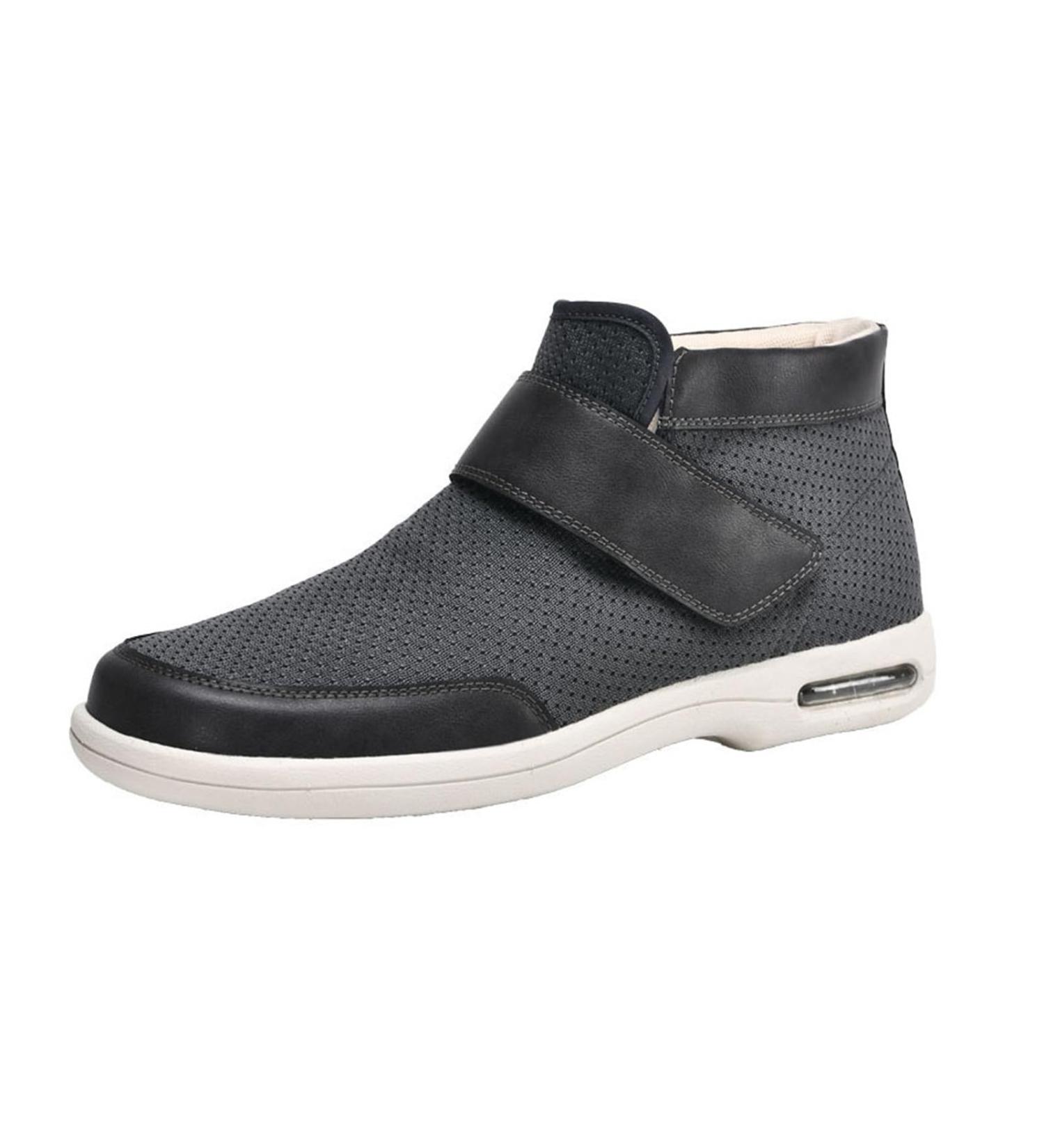 Men's Diabetic Shoes - Adjustable Lightweight Plantar Fasciitis & Swollen Feet Comfort | Perfect for Grandparents | Size 12 Gray - Buy Online on GoSupps.com