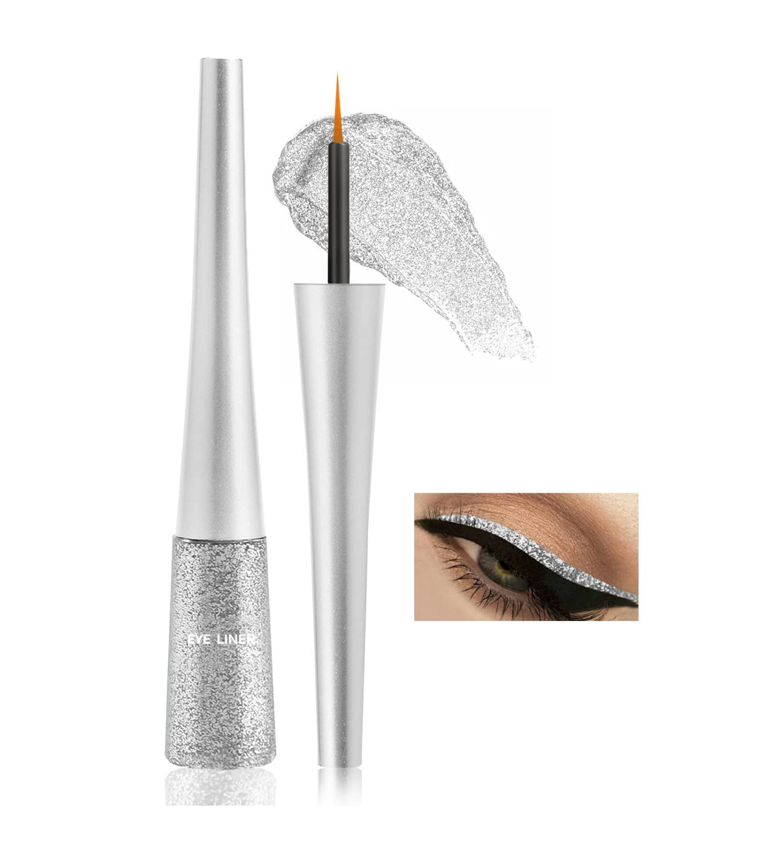 Boobeen Colorful Glitter Liquid Eyeliner - Waterproof & Smudge-Proof | Metallic Shimmer | Women's Makeup - 1 Pc - Buy Online on GoSupps.com