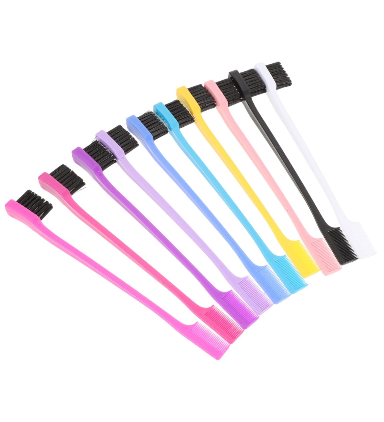 NOLITOY 10pcs Eyebrow Brush Set - Dual Comb for Lashes & Brows Reusable Makeup Tools for Grooming & Separation - Buy Online on GoSupps.com