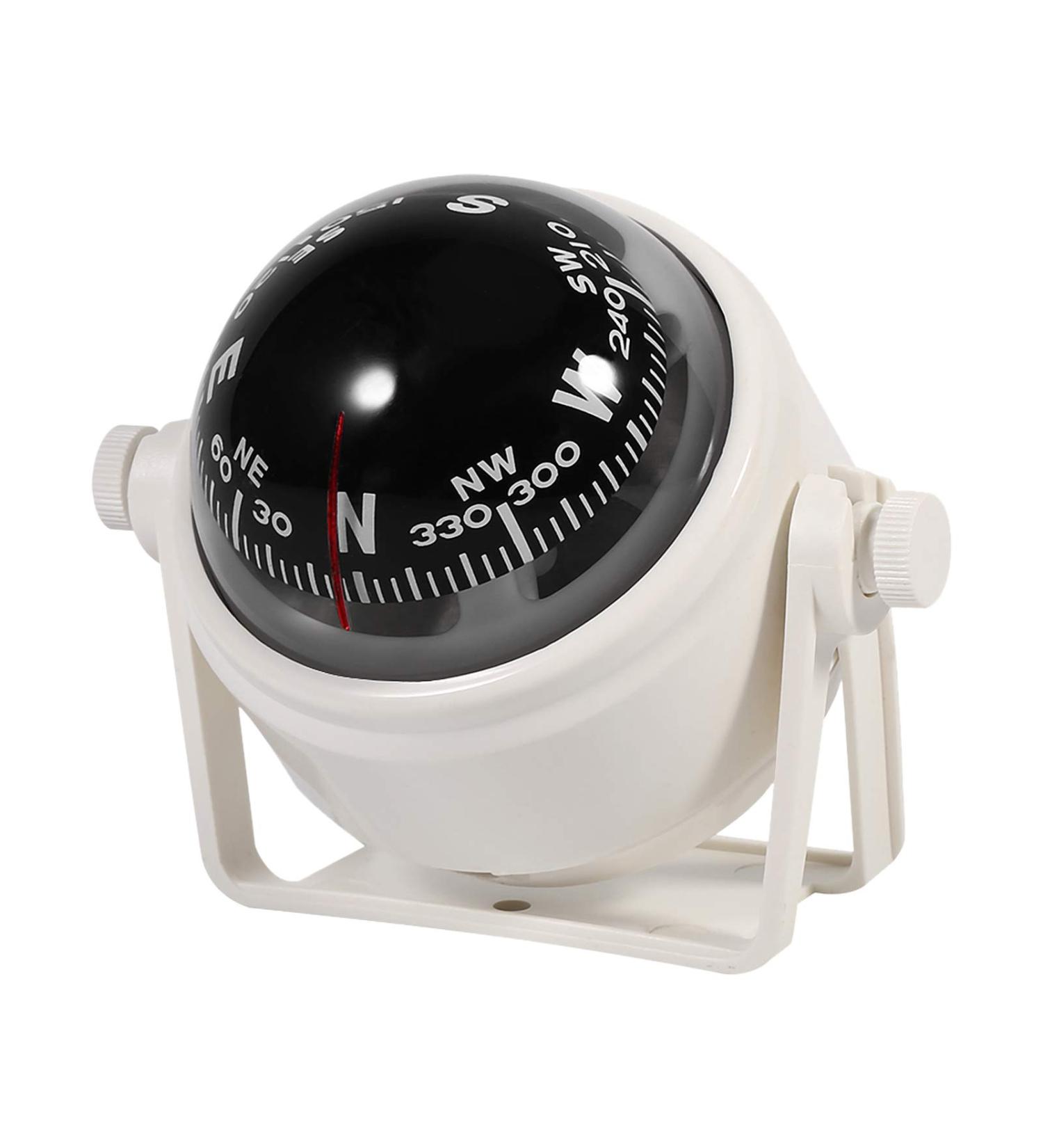 Yosoo Health Gear Marine Electronic Compass - Dashboard Bracket Mount for Boat Caravan Truck White - Buy Online on GoSupps.com
