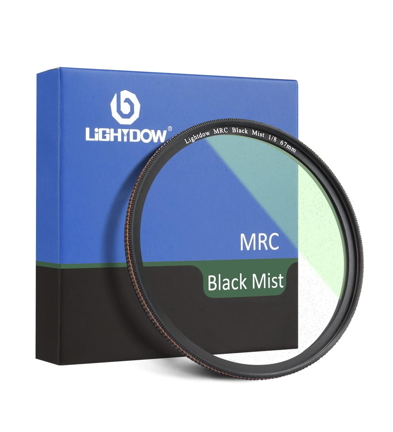 82mm 1/8 Black Mist Diffusion Lens Filter - MRC Nano Coatings, Waterproof & Scratch Resistant for Cinematic Video/Vlog/Portrait Photography - Buy Online on GoSupps.com