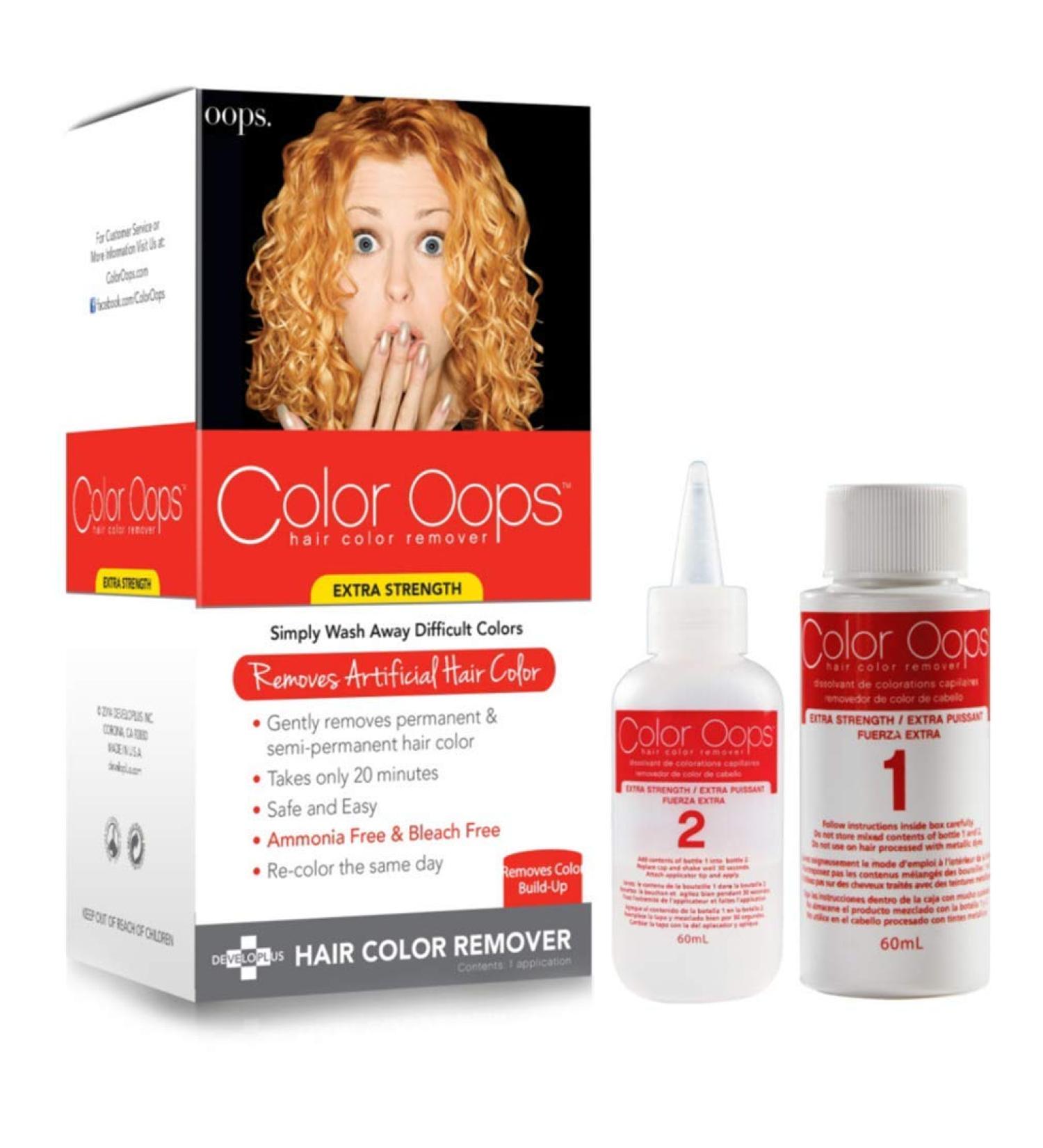 Color Oops Extra Strength Color Remover - Developlus - Buy Online on GoSupps.com