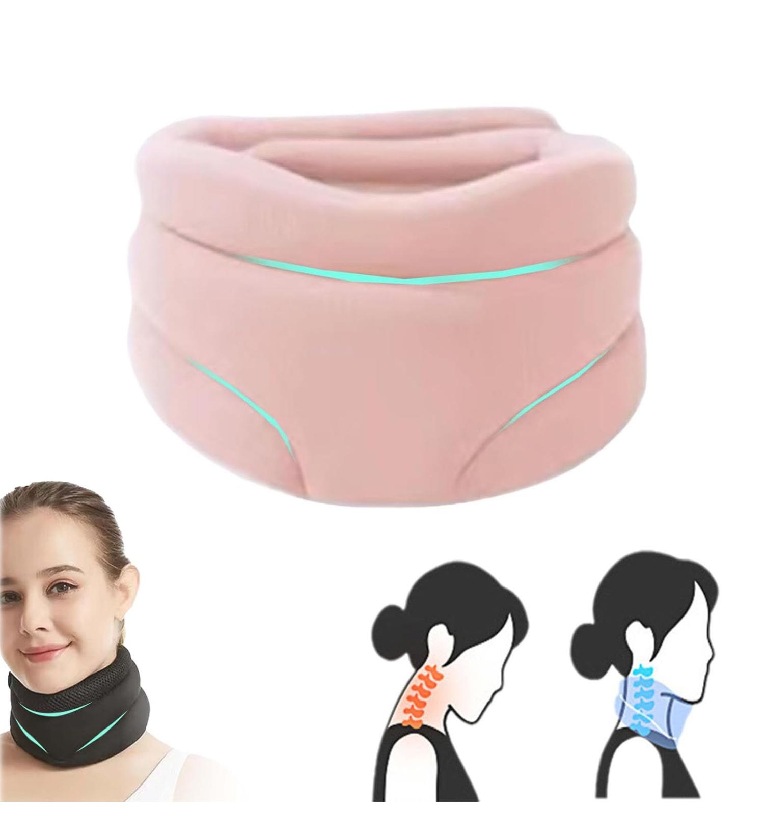 2024 New Cervicorrect Neck Brace Cervicorrect Neck Brace by Healthy Lab Co Cervicorrect Neck Brace for Sleep Apnea Cervi Correct Neck Brace for Snoring Neck Brace for Neck Pain and Support (Pink) - Buy Online on GoSupps.com