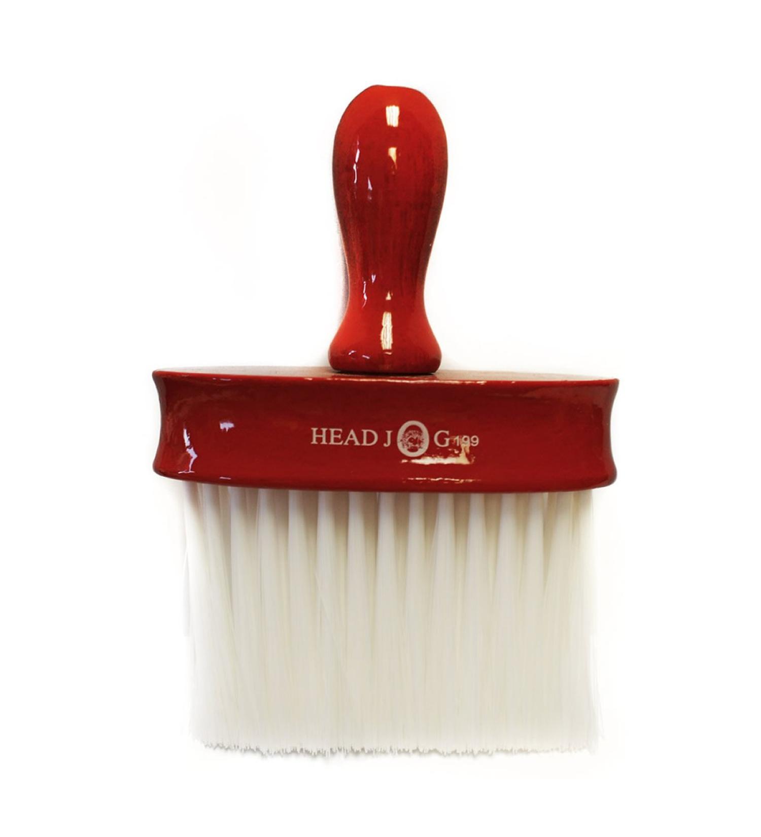 Head Jog 199 Powder Black Barber Brush Neck Brush For Hairdresser Professional Barber Neck Duster For Cleaning Hair Clipping Removal Barber Gifts Accessories For Barbers And Hairdressers Flat Base