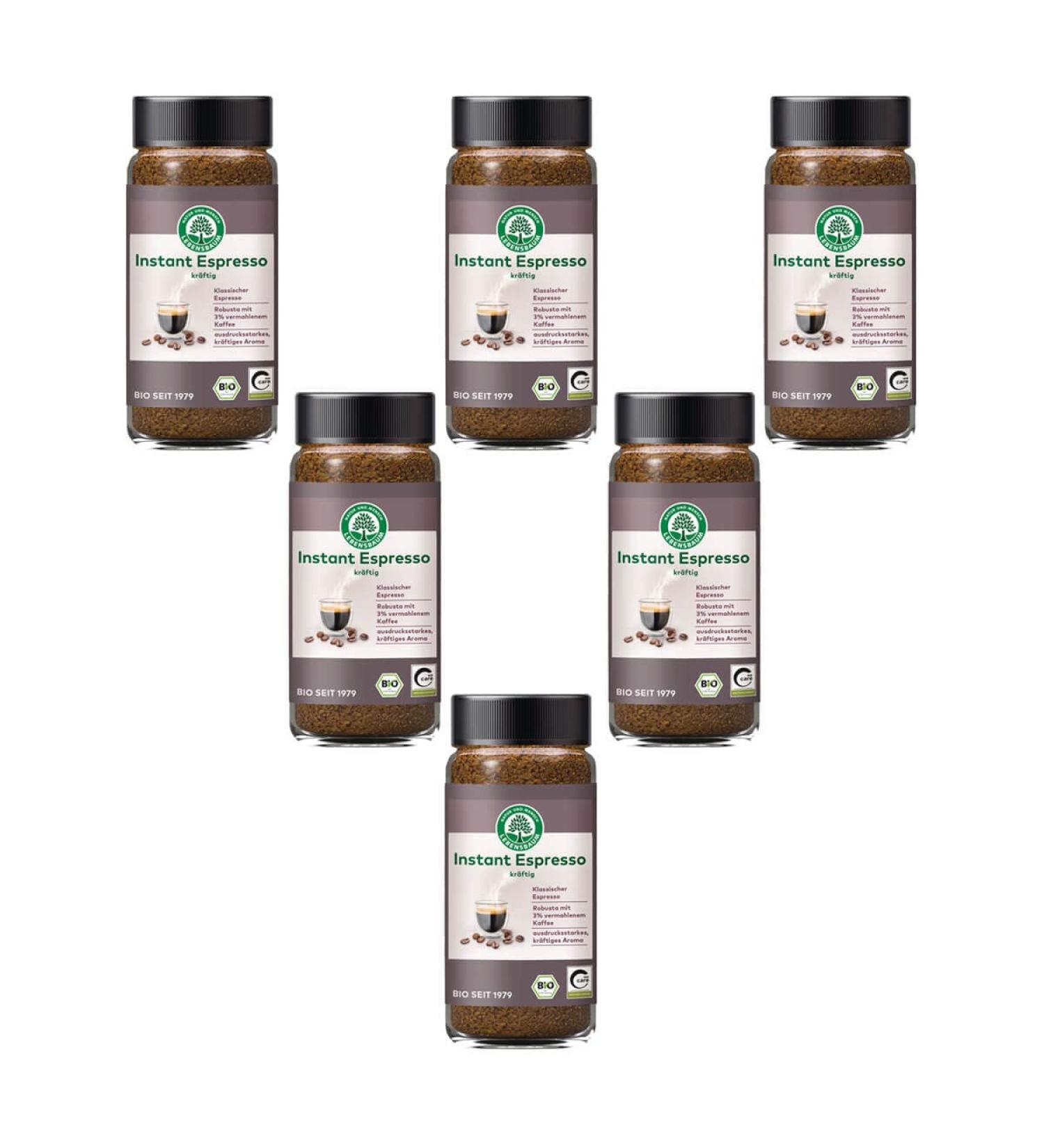 Lebensbaum Lebensbaum - Espresso Instant - 100 g - Lot of 6