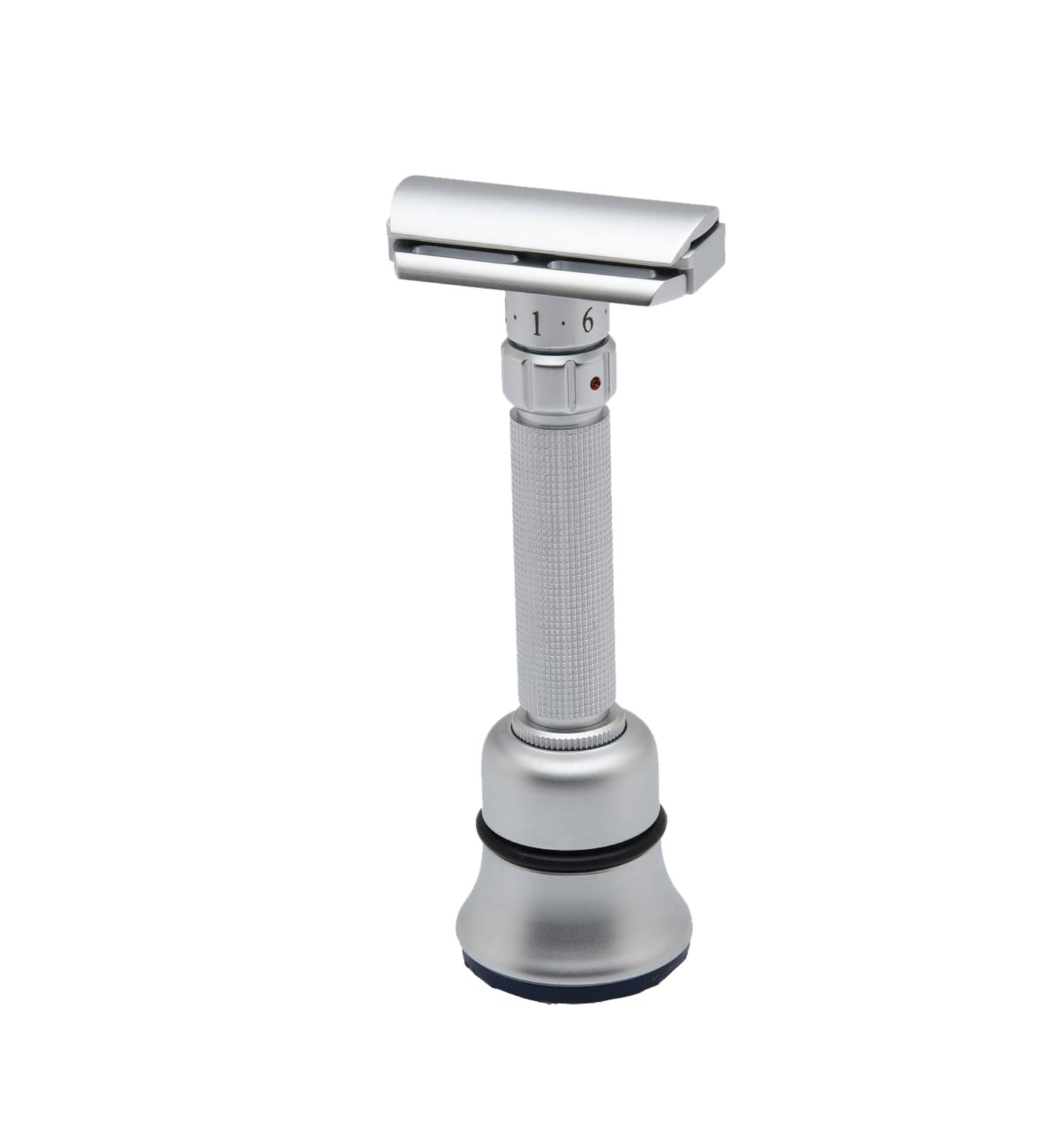 Pearl Flexi Adjustable Safety Razor V12 | Eco-Friendly Double Edge Razor for Men | Reusable Brass Shaving Razor - Perfect Father's Day Gift - Buy Online on GoSupps.com