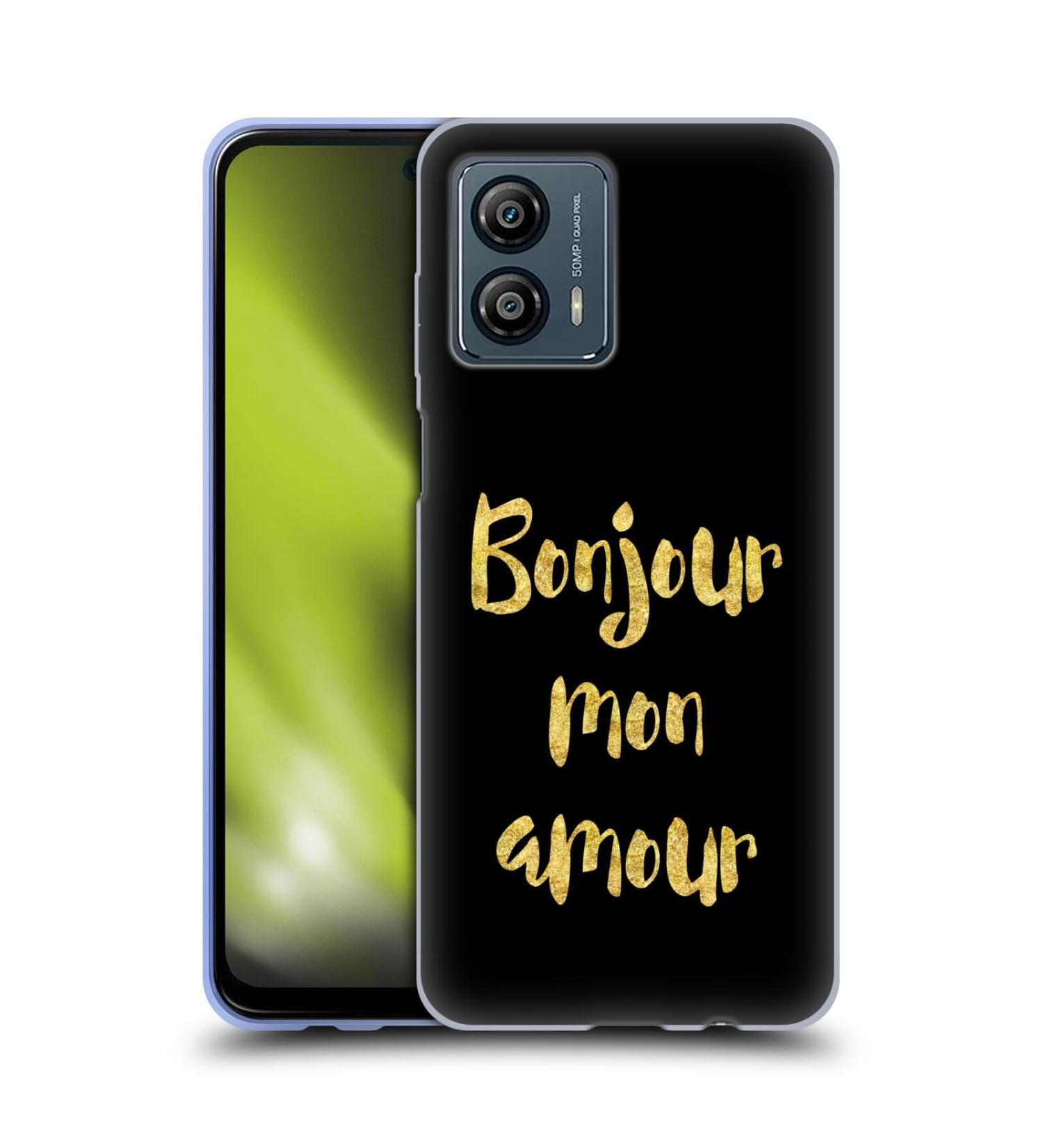 LebensArt Bonjour Mon Amour Soft Gel Case for Motorola Moto G53 5G - Officially Licensed by Head Case Designs - Buy Online on GoSupps.com