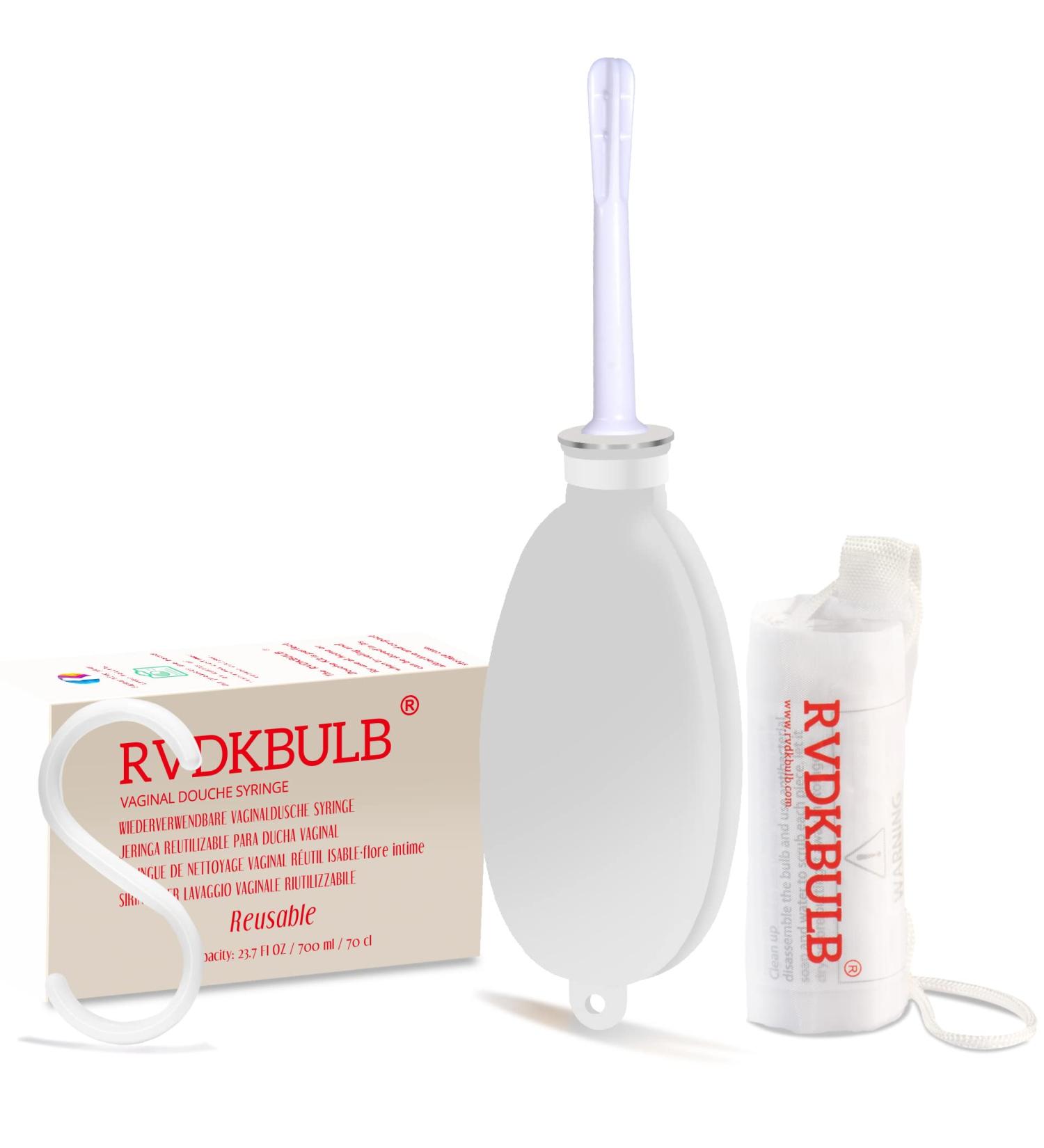 Compact Silicone Douche Bag - Reusable Travel Kit (24 Fl Oz) - Portable & White - International Shipping Available - Buy Online on GoSupps.com