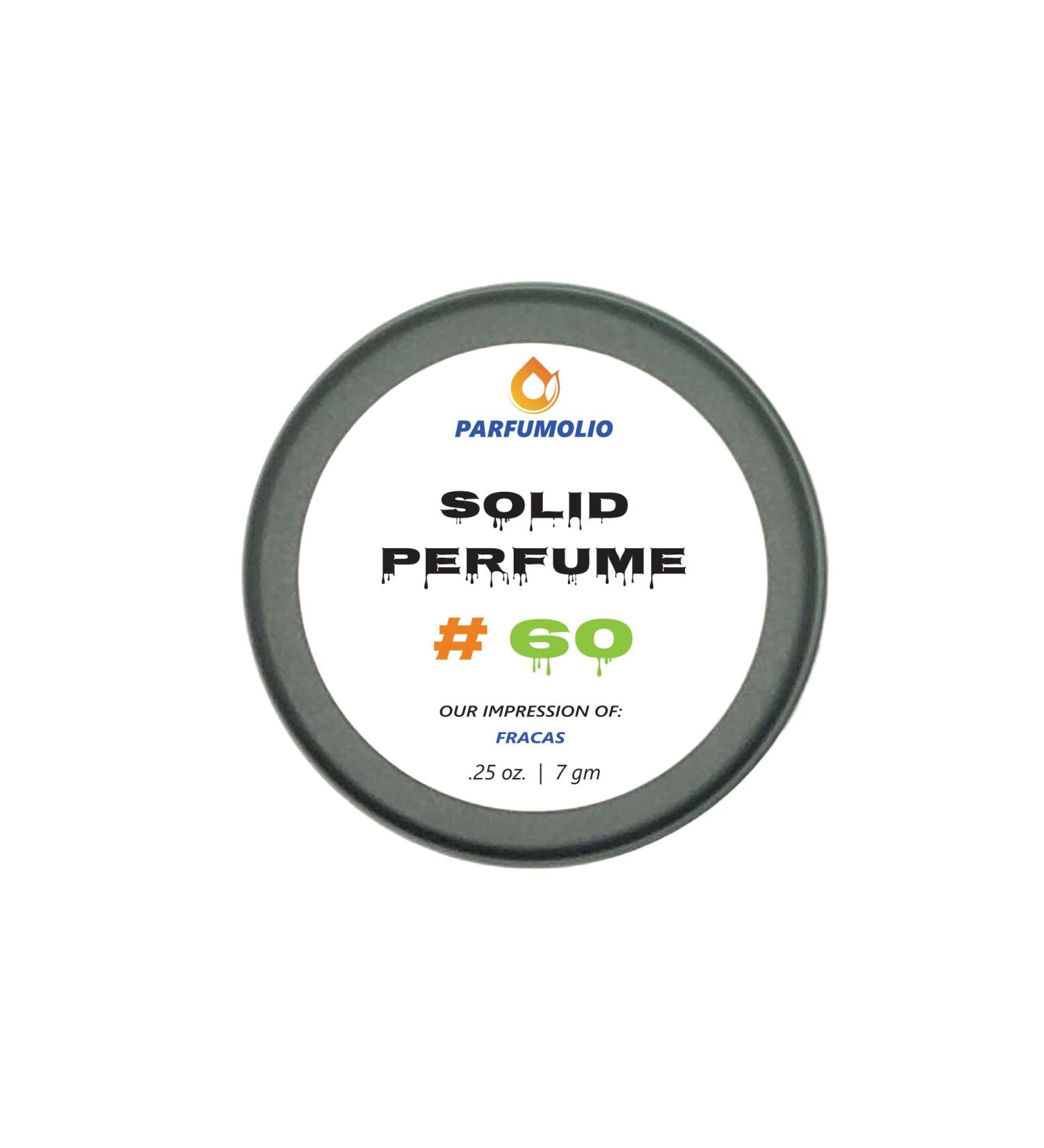 Solid Perfume #60 Inspired by Fracas Women's Portable Non-Spill Fragrance Concentrated Long Lasting 7gm / 0.25 oz - Buy Online on GoSupps.com