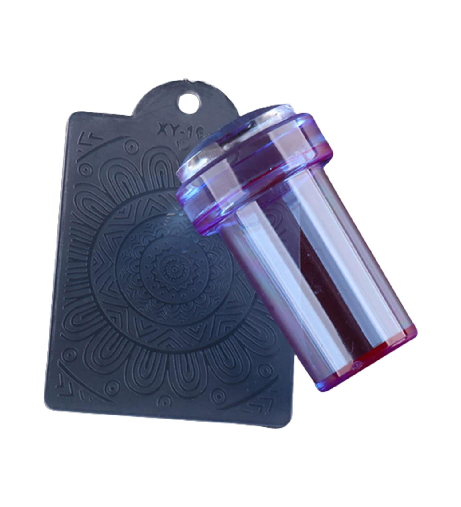 Buy SANWOOD Nail Art Stamper - Portable & Reusable Nail Tool for Perfect Manicure | Purple Design - International Shipping Available - Buy Online on GoSupps.com
