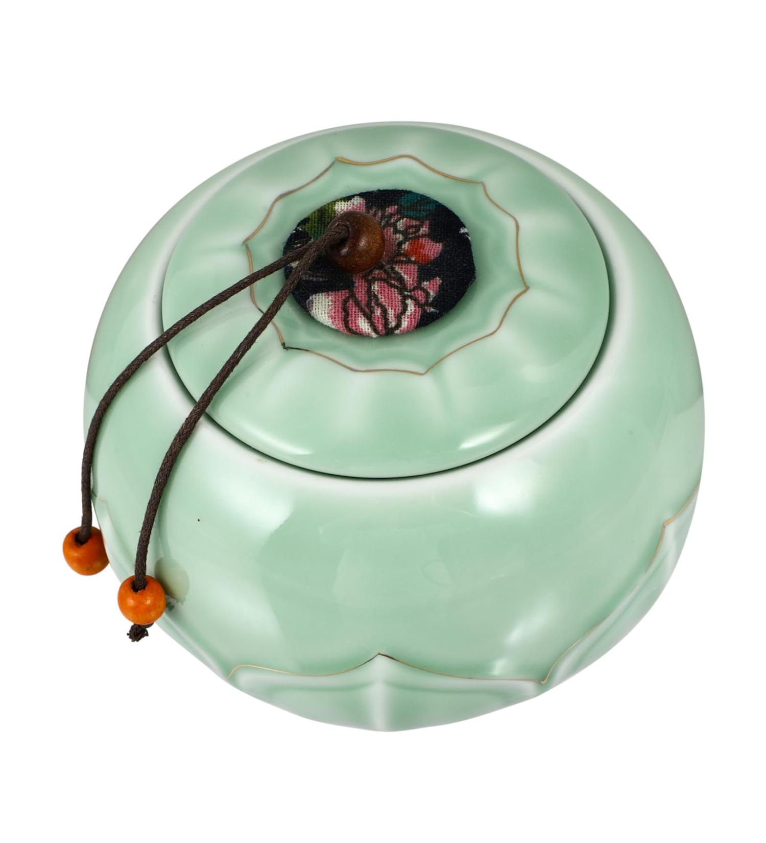 Zerodeko 2 Pcs Ceramic Tea Ceramic Storage Jar Dried Food Container Travel Cream Container Ceramic Jar Coffee Bean Jar Ceramic Canisters Terrariums Nuts Ceramics Dust-proof Tea Pot 1 - Buy Online on GoSupps.com