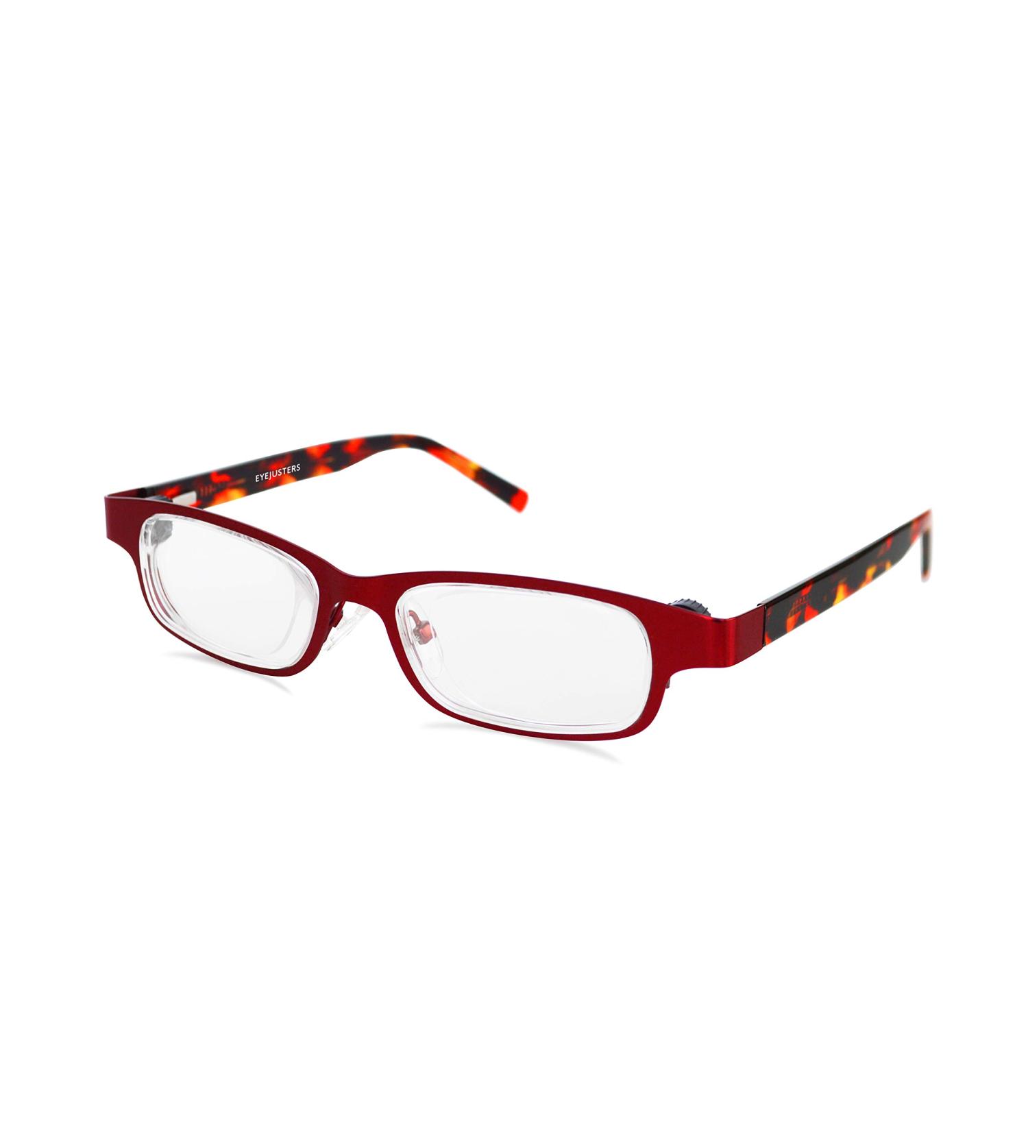 Self-Adjustable Glasses - Oxford Edition in Ruby Red | Stylish & Comfortable Eyewear for All International Shippers - Buy Online on GoSupps.com