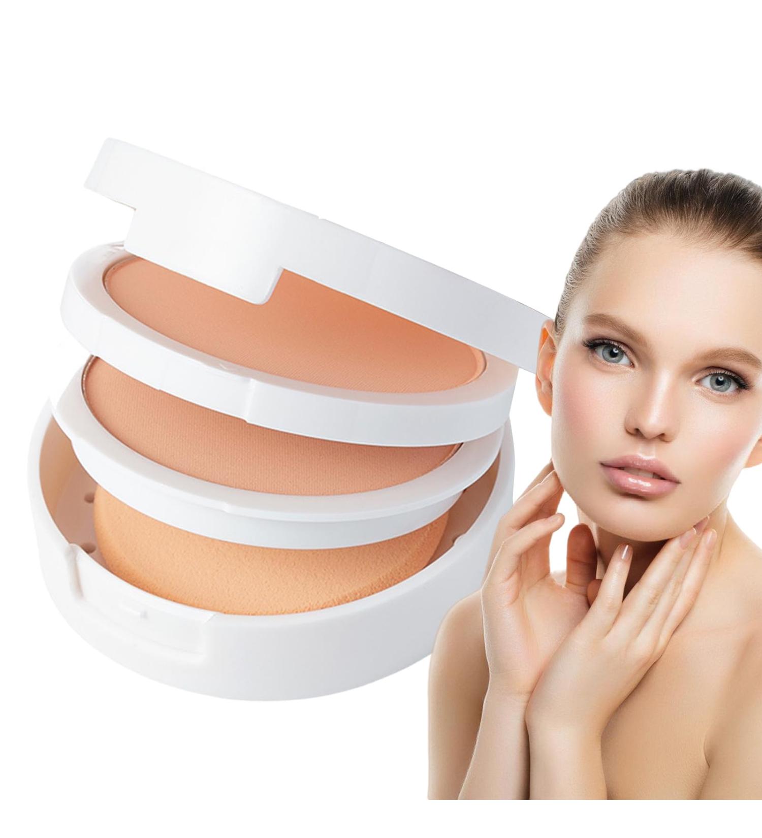  Eastuy Pressed Powder Foundation for Dry Skin - Long Lasting Foundation | Moisturizing Powder Foundation Double Layer Sweat Resistant for a Radiant Natural Finish Eastuy - Buy Online on GoSupps.com