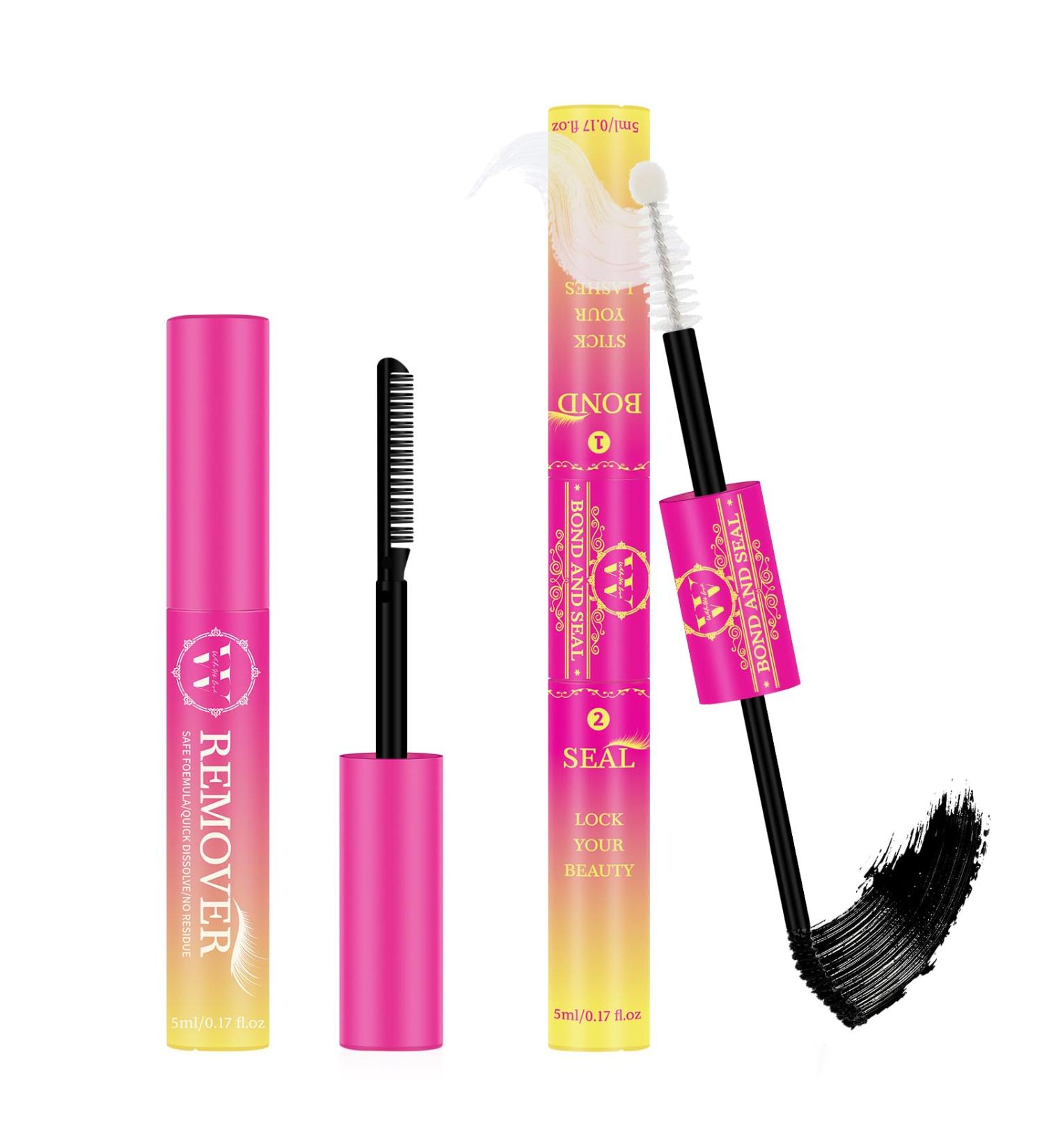 Shop Cluster Lash Bond & Seal 10ml + Eyelash Remover Kit 5ml | Waterproof DIY Eyelash Extensions at Home - W - Buy Online on GoSupps.com