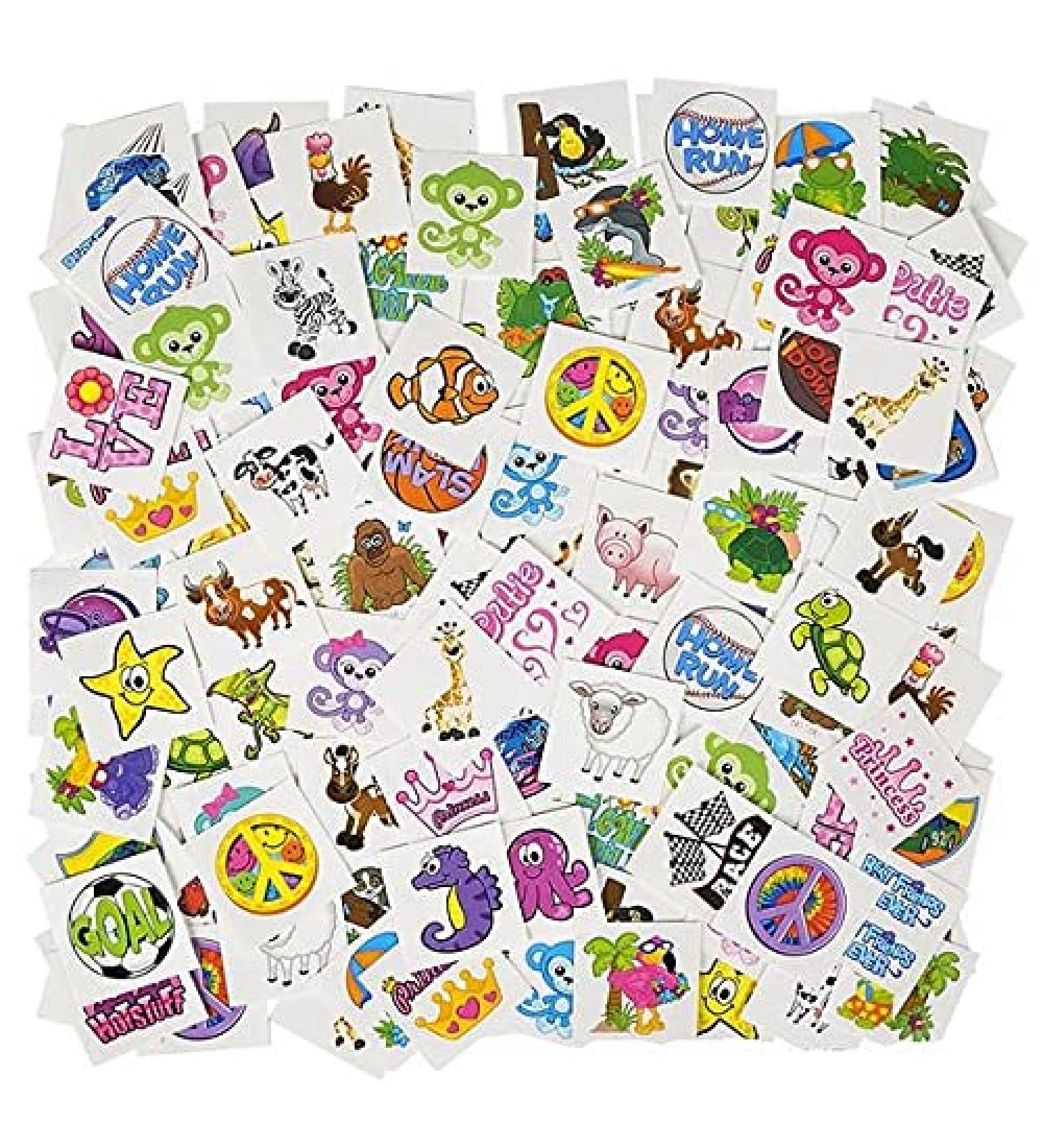 Shooting Stars 360 pc Tattoo Assortment Boy's & Girl's Party Favors