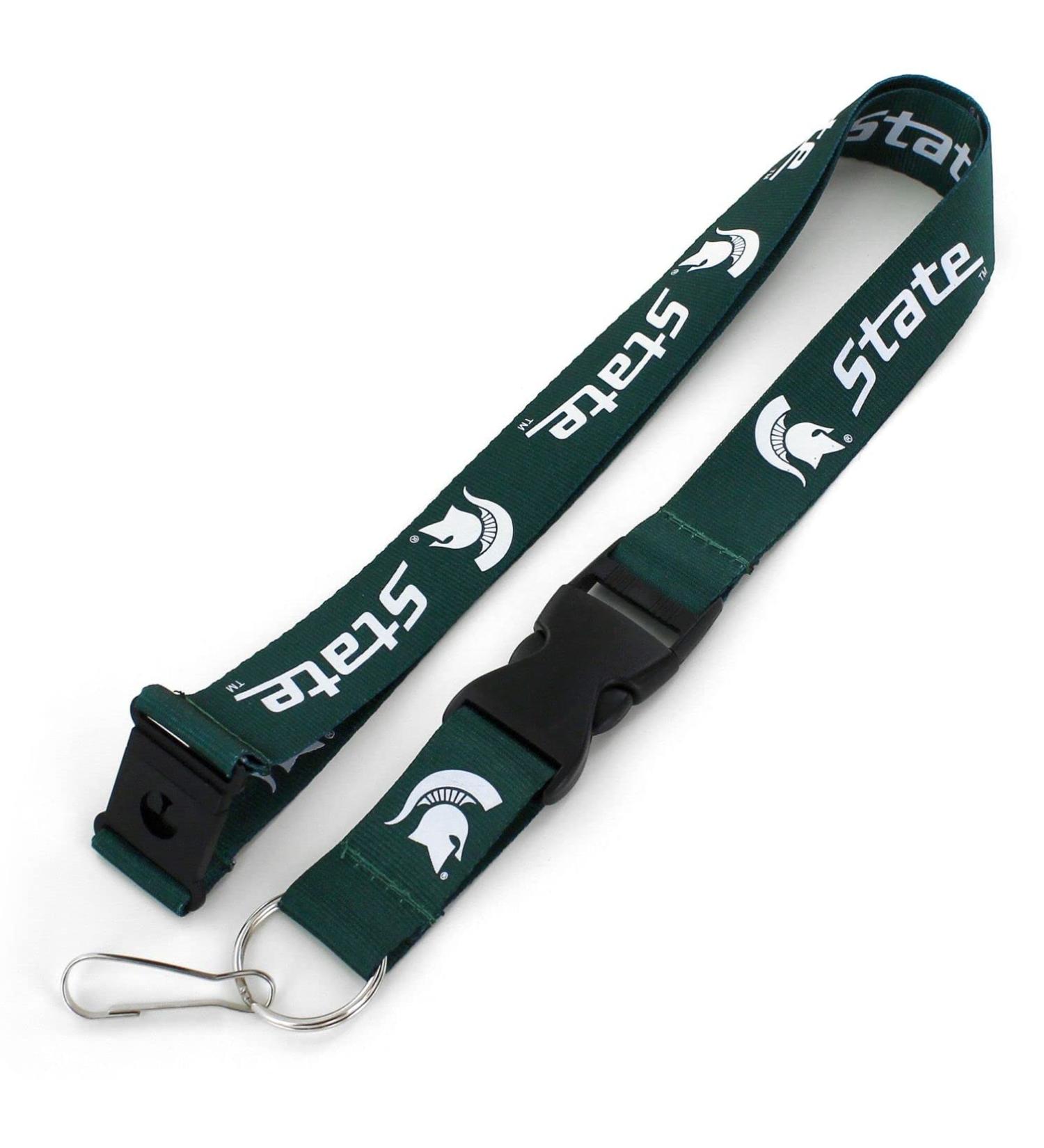 aminco NCAA Michigan State Spartans Team Lanyard , Black