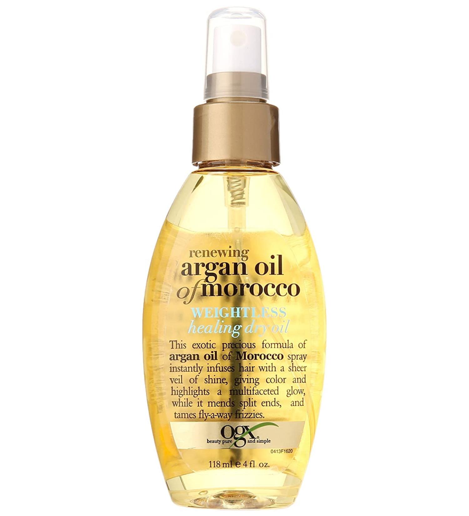 Organix Ogx Moroccan Argan Oil 4 oz - Weightless Dry Oil | Nourishing Treatment - Buy Online on GoSupps.com