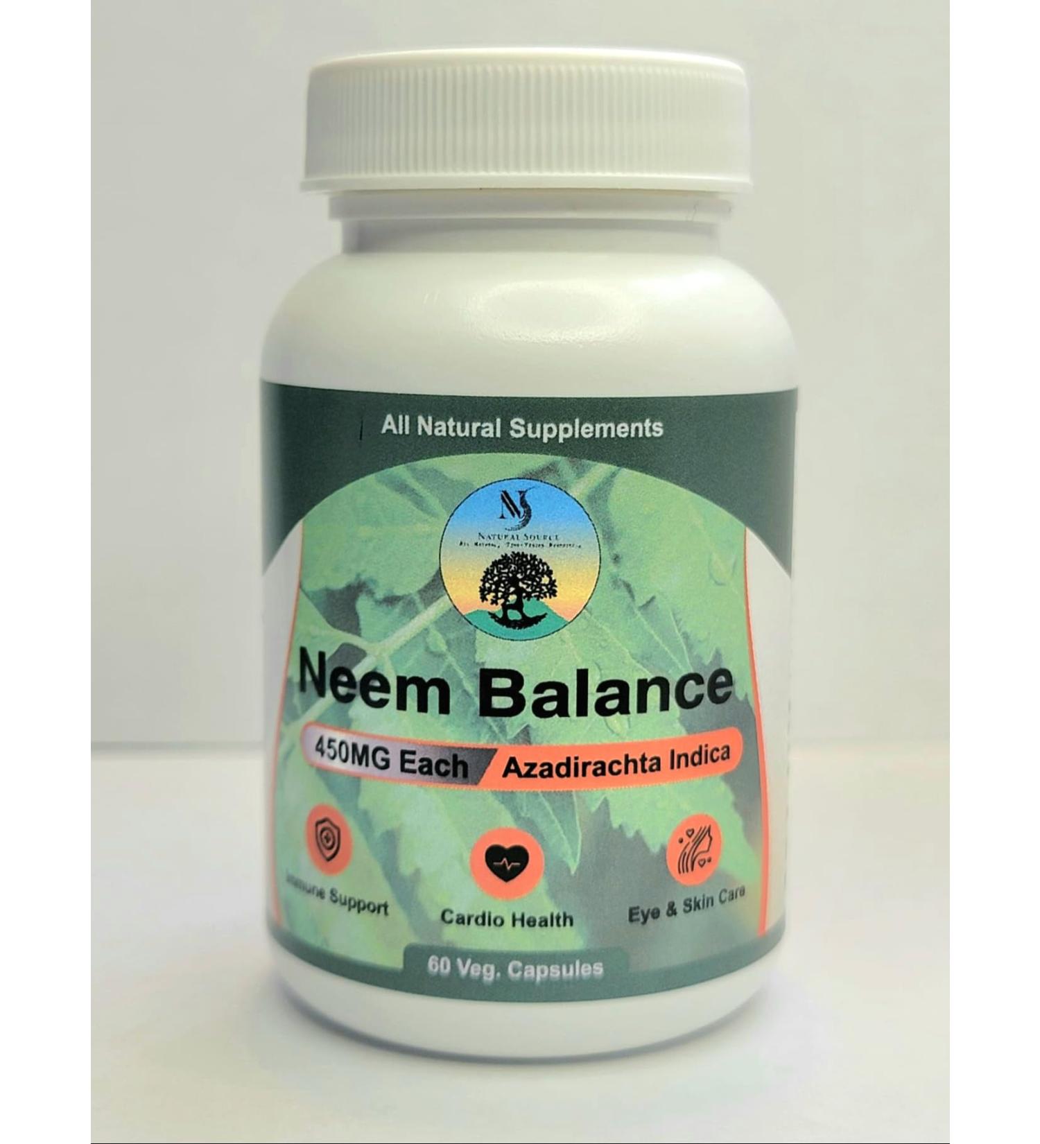 Natural Source Neem Balance Leading #1 Natural Supplement Vitamin