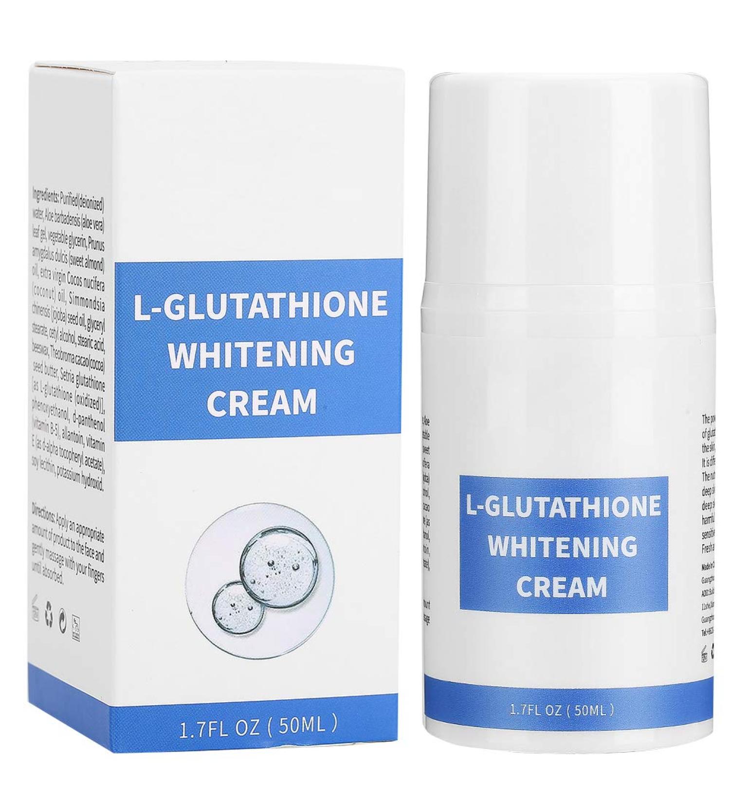 Whitening Face Cream Anti Wrinkle Moisturizing Brightening Facial Skin Care Cream Skin Firming Cream for Anti Aging 50ml - Buy Online on GoSupps.com