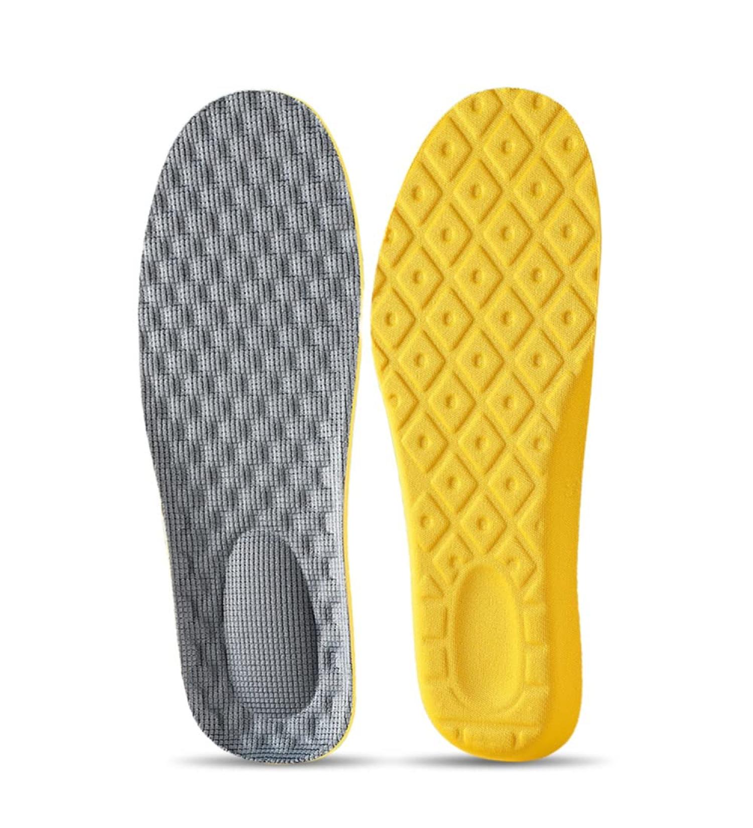 CSCDD Memory Foam Insoles for Men & Women | Orthotic Sport Support Breathable Latex | Size 43-45 - Buy Online on GoSupps.com