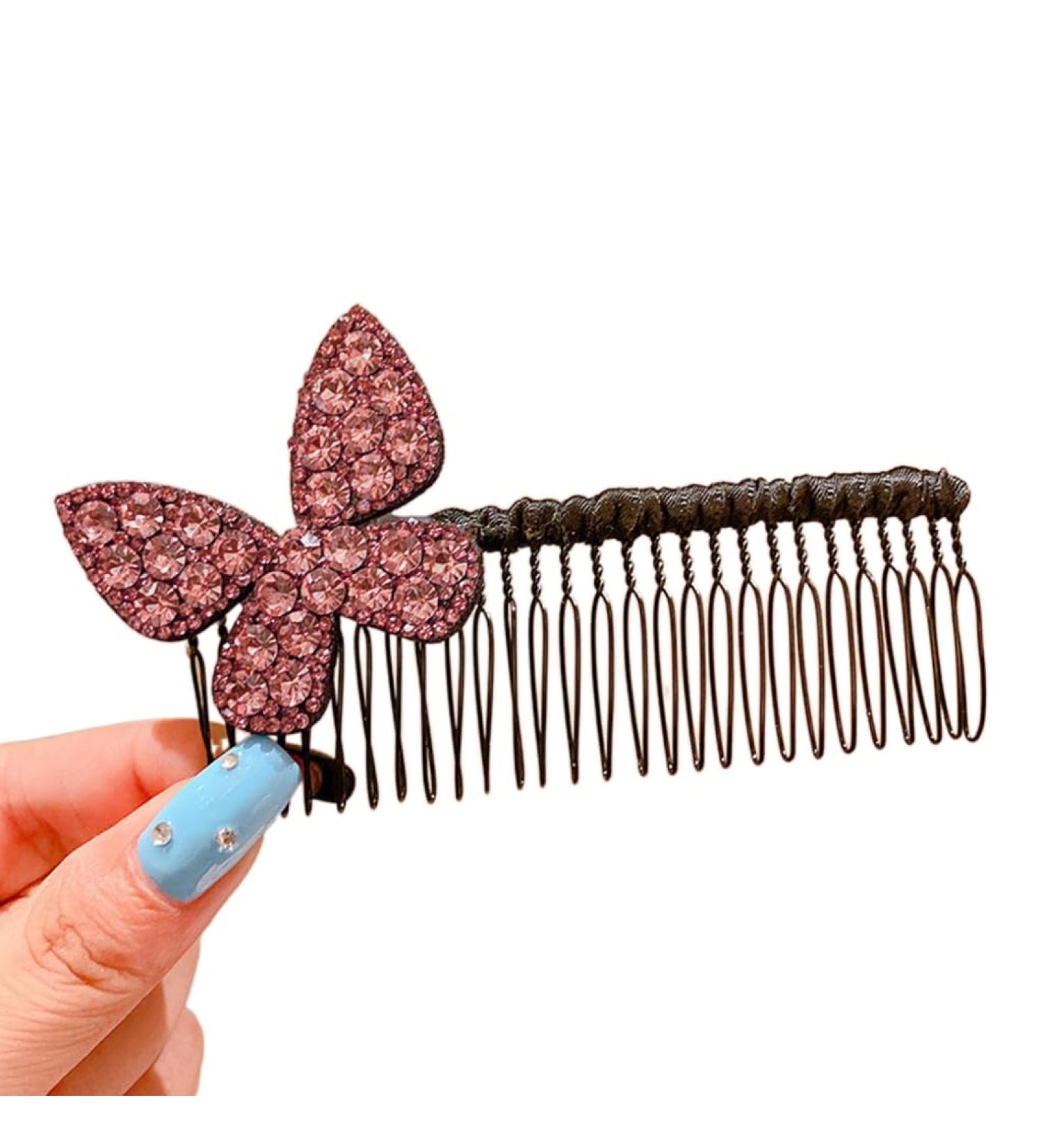 PLCPDM Girls Star Hair Clip Diamond Hair Barrettes Hair Pin Hair Styling Comb for Adult Aesthetic Hair Shaping Accessory - Buy Online on GoSupps.com