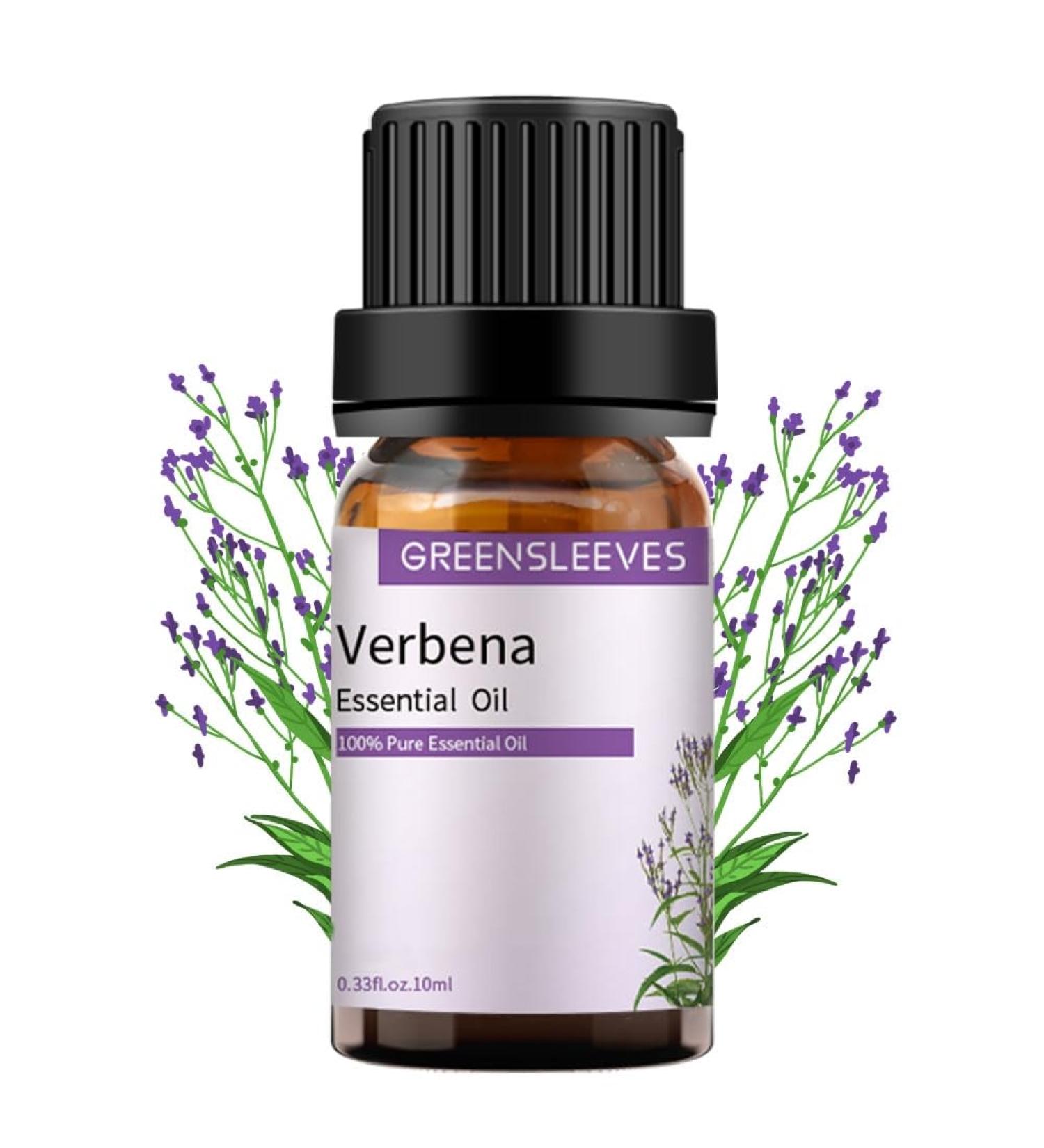 Buy GREENSLEEVES Verbena Essential Oil - 100% Pure Aromatherapy 10ml for Diffuser Massage & Humidifier | International Shipping Available - Buy Online on GoSupps.com
