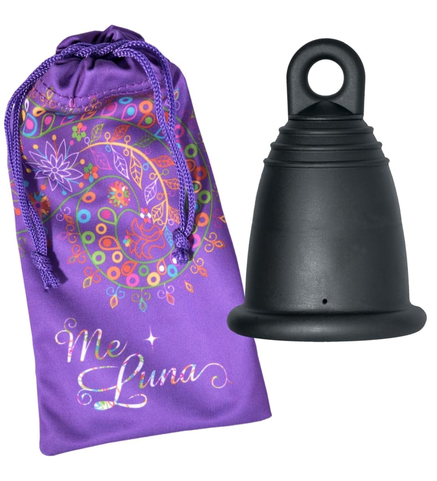 Me Luna Menstrual Cup Classic - Assorted Colors Ring Size L | Eco-Friendly & Comfortable Period Care - Buy Online on GoSupps.com