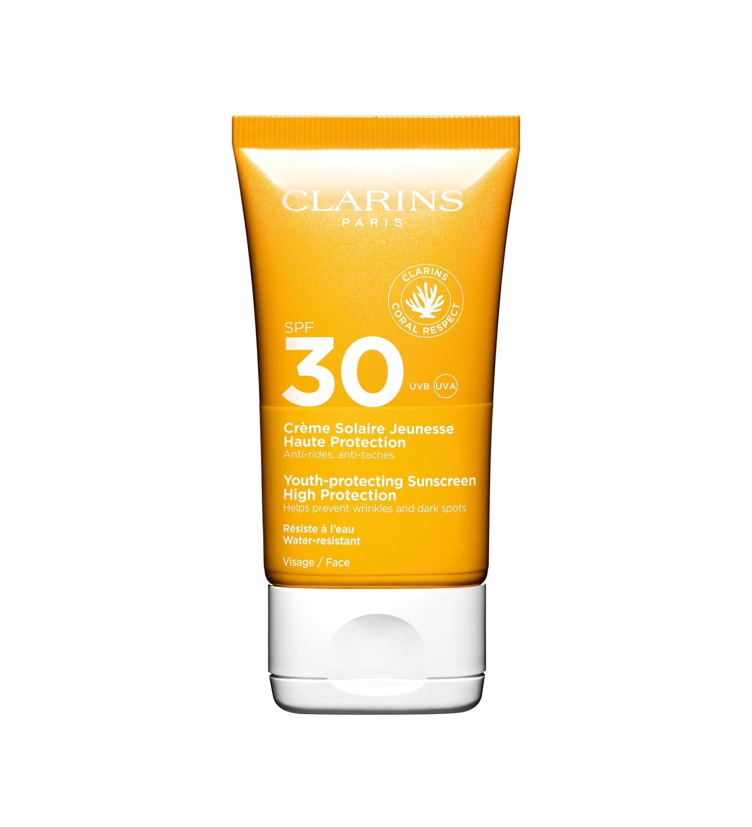 Clarins Youth-protecting Sunscreen High Protection SPF30 50ml - Buy Online on GoSupps.com