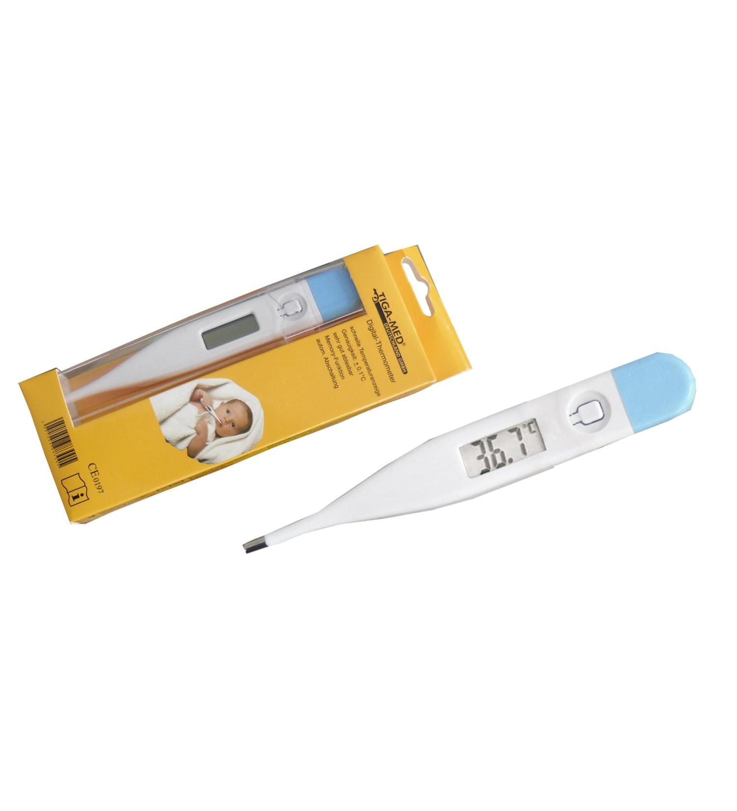 10x Digital Thermometer Fever Type: Tiga-Med Standard 10 pieces