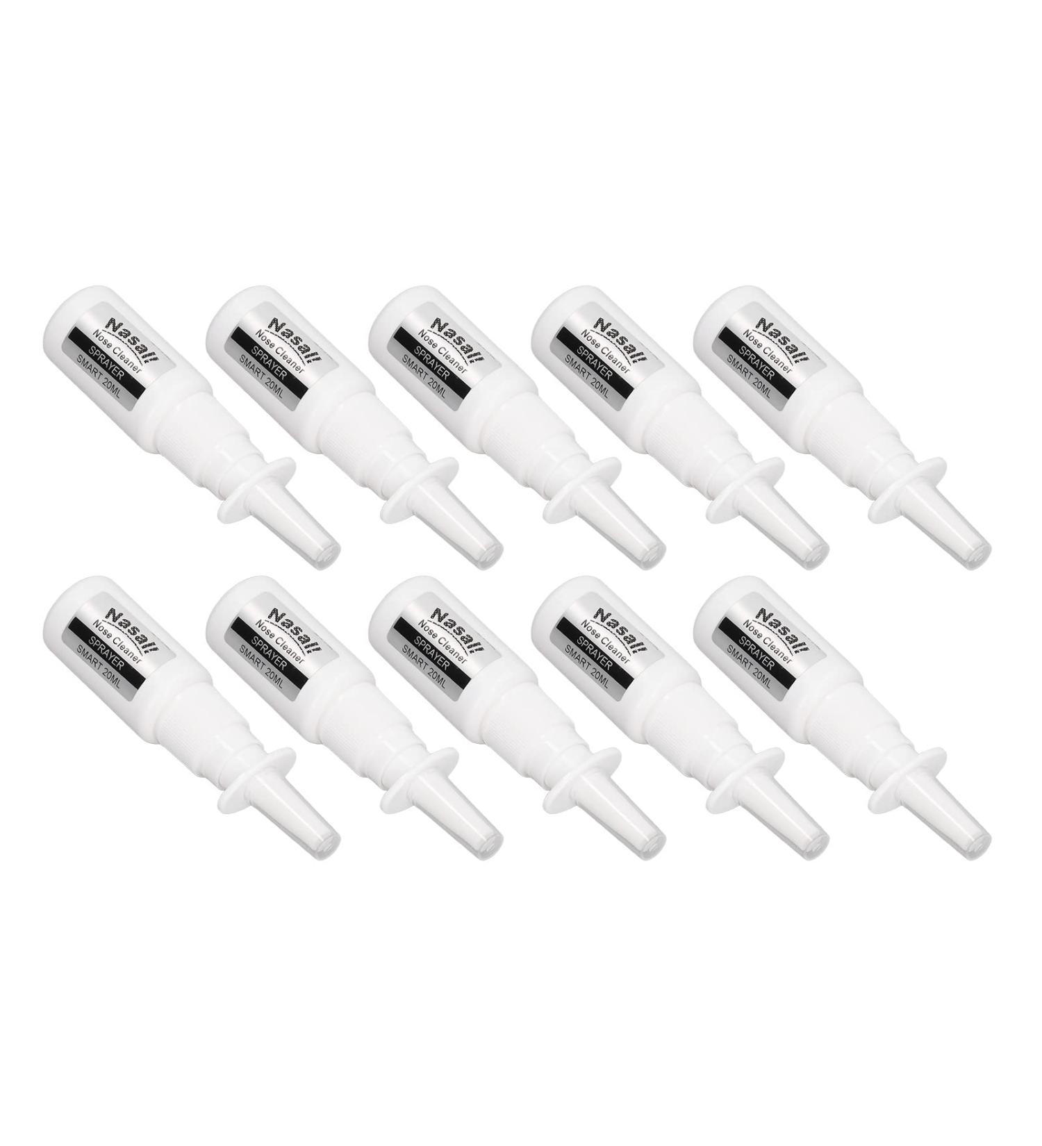 Nasal Spray Bottle 20ml Plastic Nasal Bottle 10pcs for Nasal - Buy Online on GoSupps.com