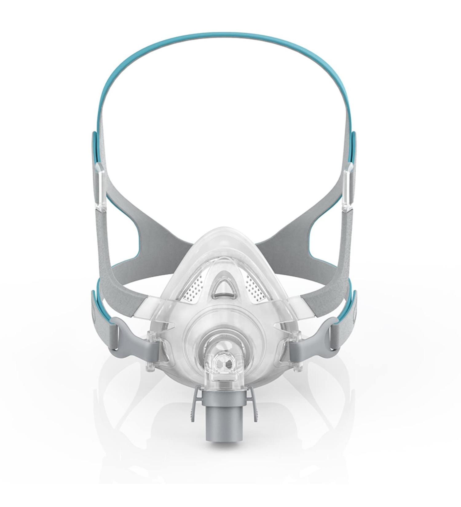 CPAP Masks Full Face - Replacement Set for F20 - Reusable CPAP Supplies - Suitable for CPAP Machine - Covers Nose and Mouth - Includes Headgear Frame Elbows and Full Face Mask Cushion - Large