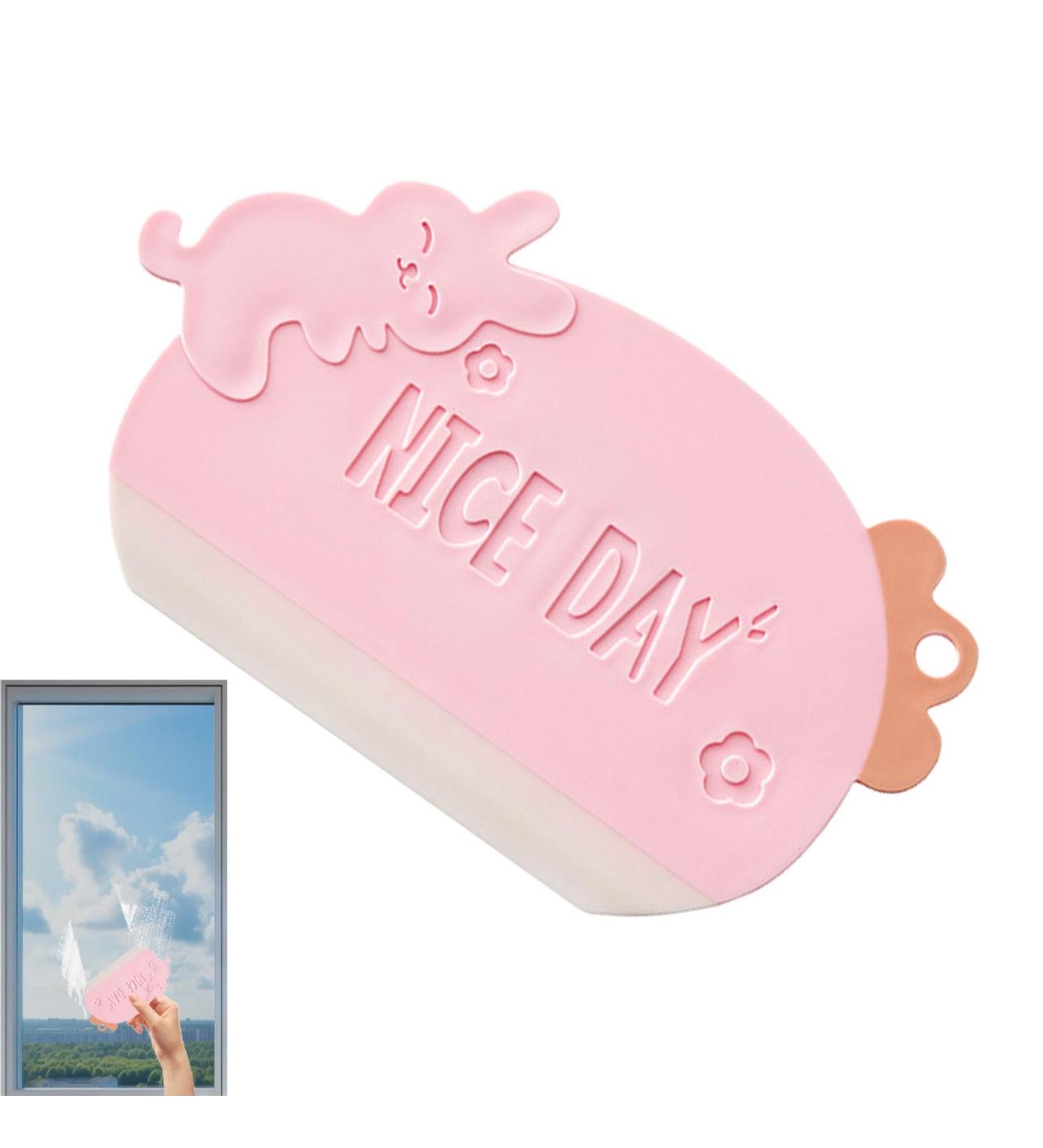 Sink Squeegee Windshield Cleaner Wiper Small Squeegee Water Wiper Scraper Household Window Squeegee for Car Mirrors Kitchen Sink Pink - Buy Online on GoSupps.com