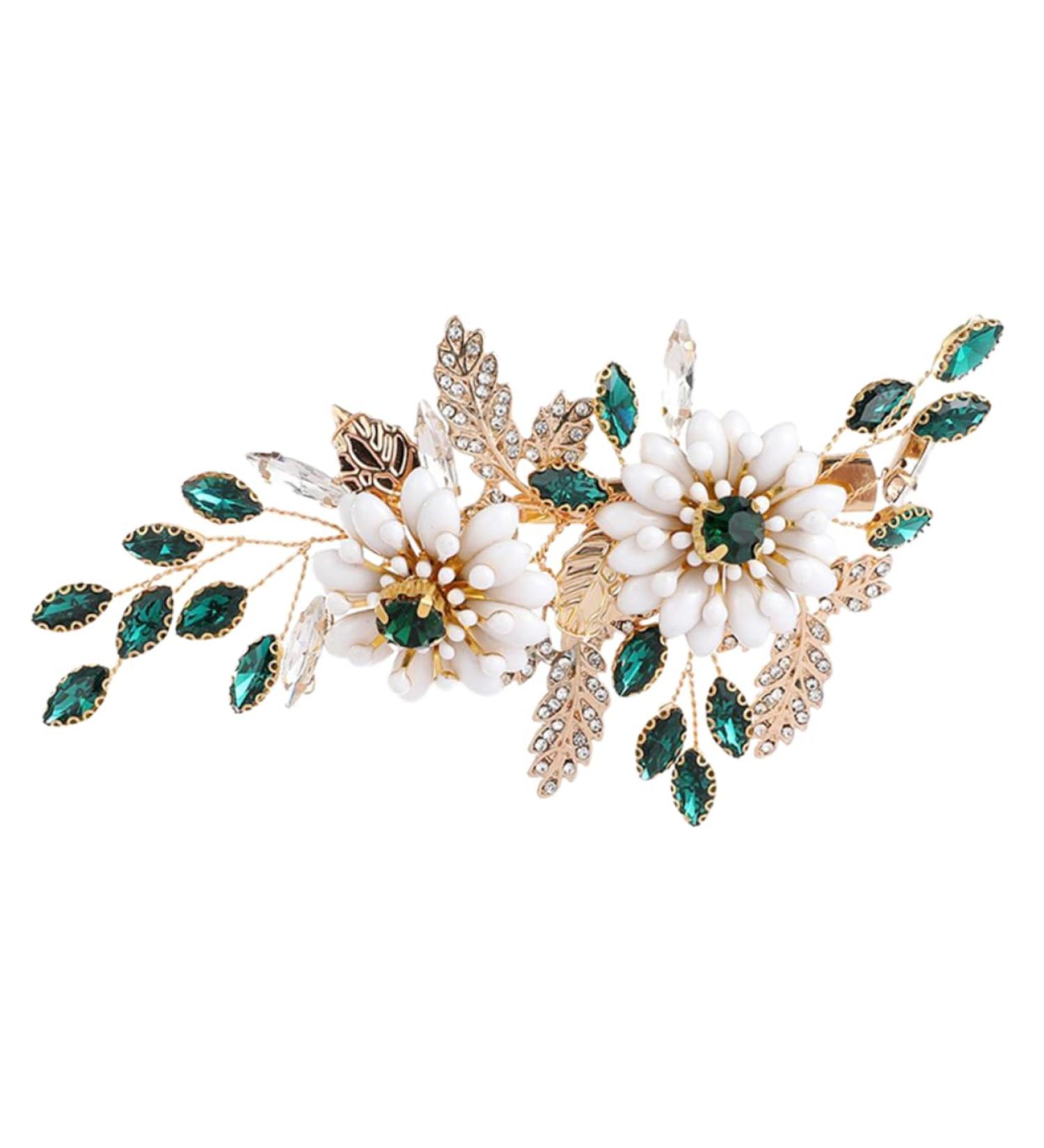 TOVINANNA Women Hairpin Flower Hairpin Hair Clips Hairpin Vintage Hair Clips Metal Hair Clips Womens Hair Clips Bride Hair Clips Women Hair Accessories Metal Hairpin - Buy Online on GoSupps.com