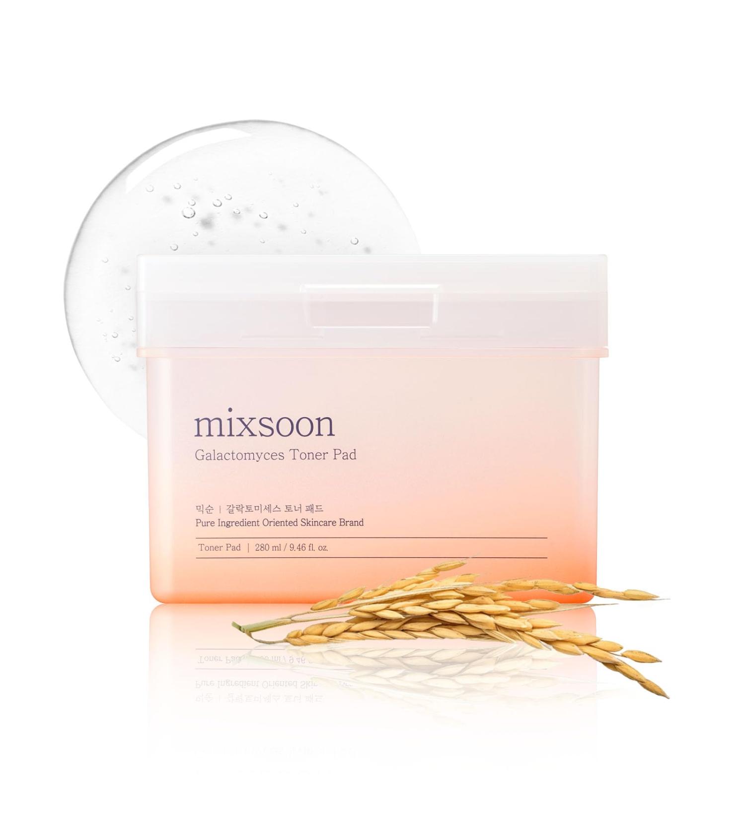 mixsoon Galactomyces Toner Pad - Fermented Nutrition Dual-Textured Pads for Radiant Skin (280ml/60 Sheets - Buy Online on GoSupps.com