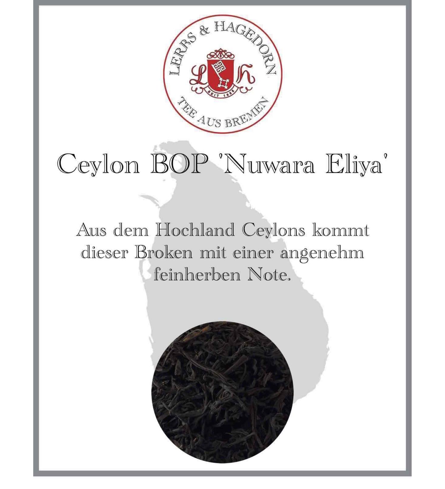  Lerbs & Hagedorn Ceylon Nuwara Eliya BOP 1.5 kg - Buy Online on GoSupps.com