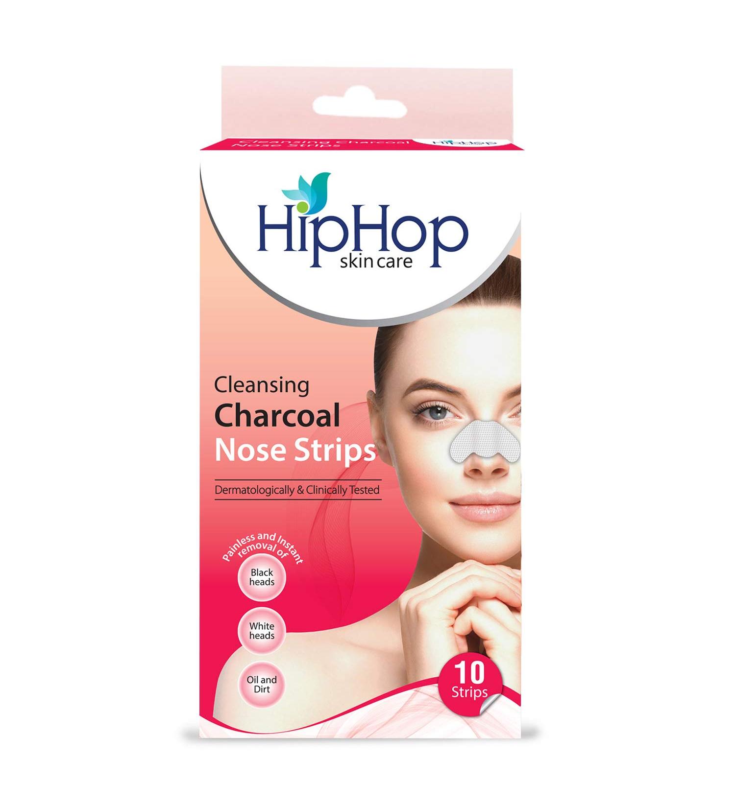 Cleansing Charcoal Nose Strips 10 Strips for Blackhead & Whitehead Removal | Pore Cleanser with Natural Extracts for All Skin Types - International Shipping Available - Buy Online on GoSupps.com