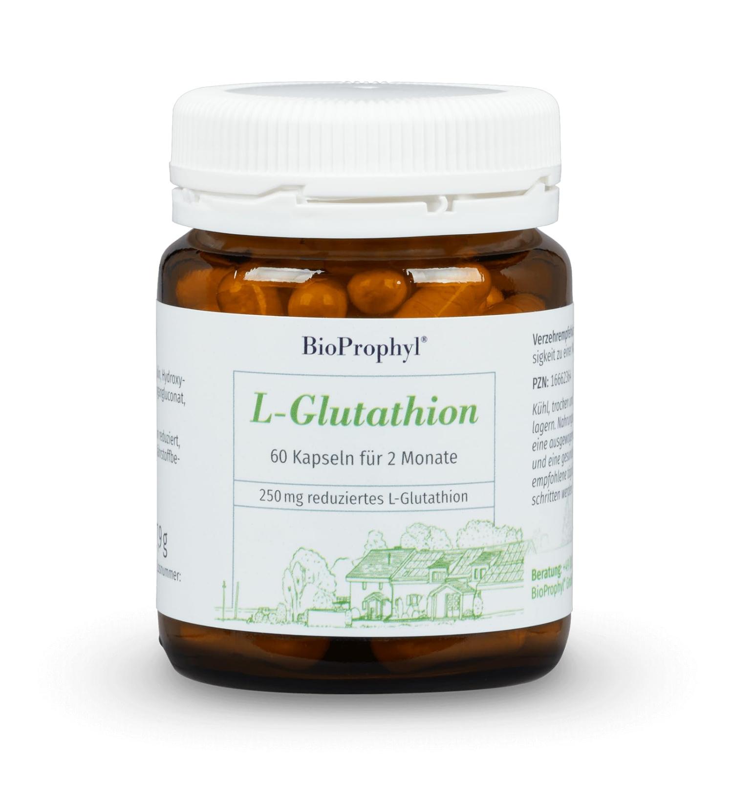 Buy BioProphyl L-Glutathione G-SH 250mg - Pure Reduced L-Glutathione with Manganese - 60 Vegetarian Capsules - International Shipping Available - Buy Online on GoSupps.com