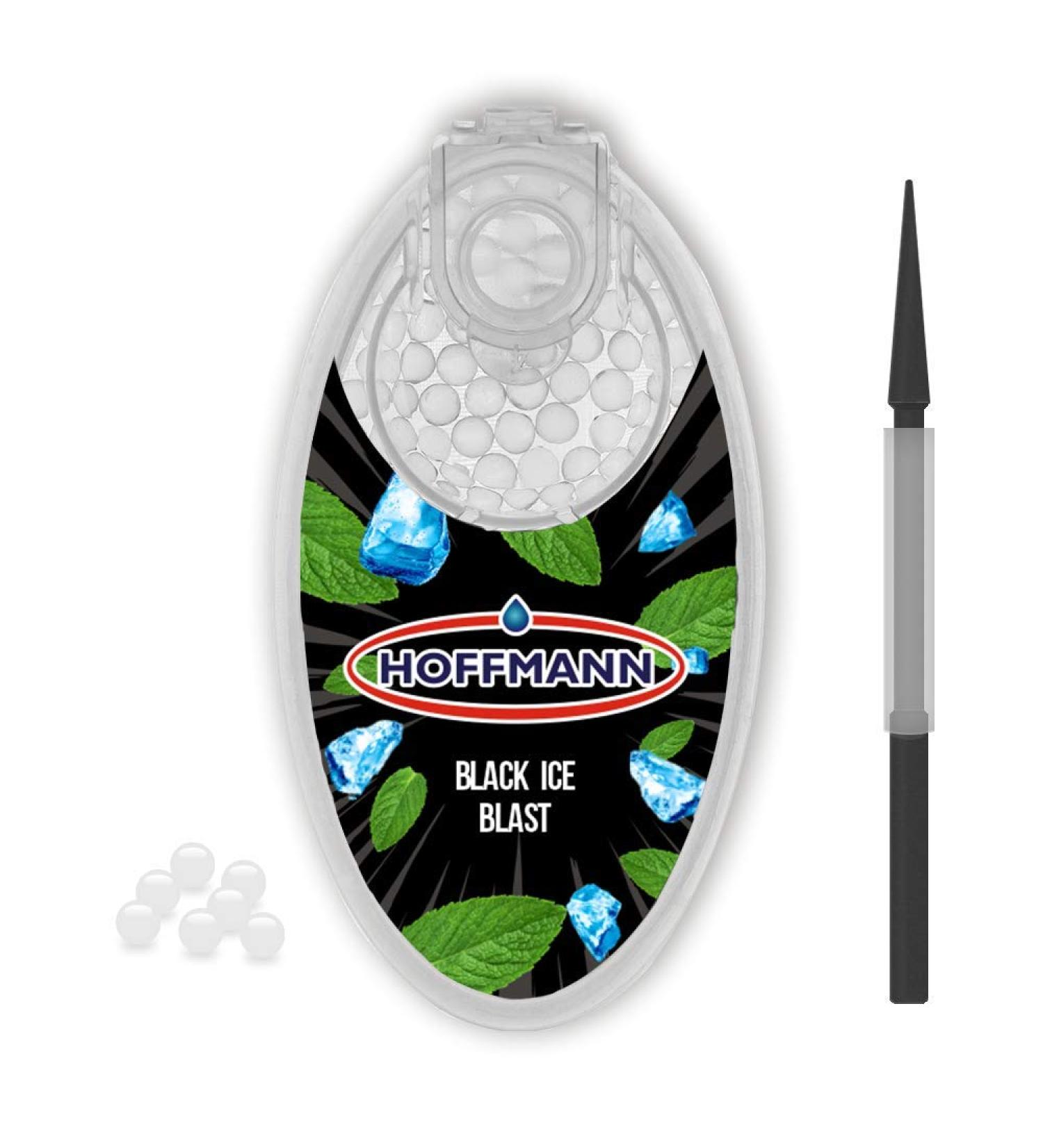 Hoffmann Premium Aroma Capsules Black Ice Blast | 100 DIY Click Filter Balls for Enhanced Flavor - International Shipping Available - Buy Online on GoSupps.com
