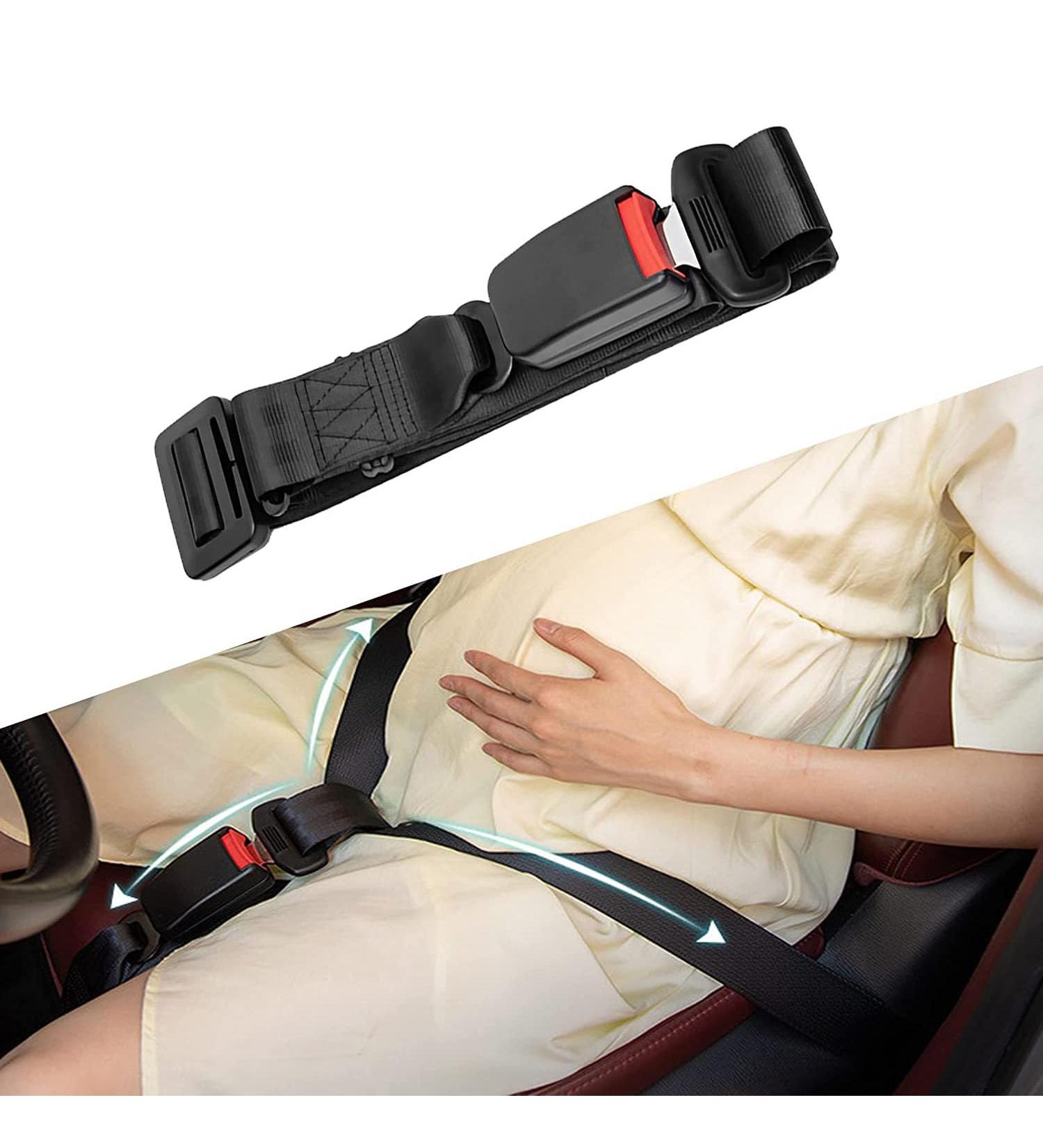 Pregnancy Seat Belt Adjuster for Comfort & Safety - Essential Maternity Car Accessory for Protecting Unborn Baby - Black - Buy Online on GoSupps.com