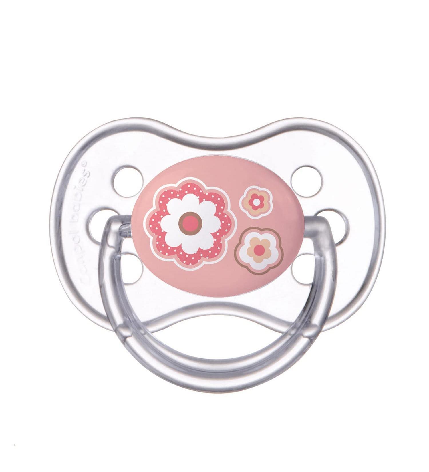 Canpol babies Cherry Shaped Pacifier Silicone Round (0-6 Months) 0-6 Months (Pack of 1)