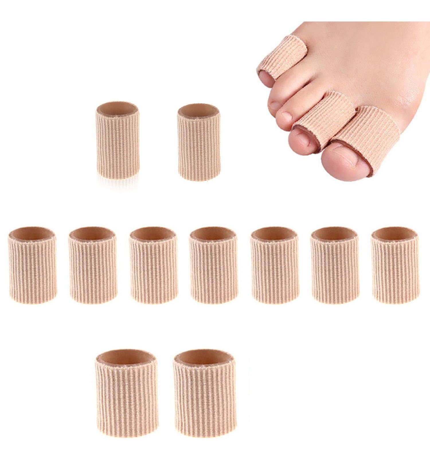 Silicone Toe Caps & Cushions for Blisters Hammer Toe Relief - Cutable Gel Pads in 3 Sizes - Buy Online on GoSupps.com