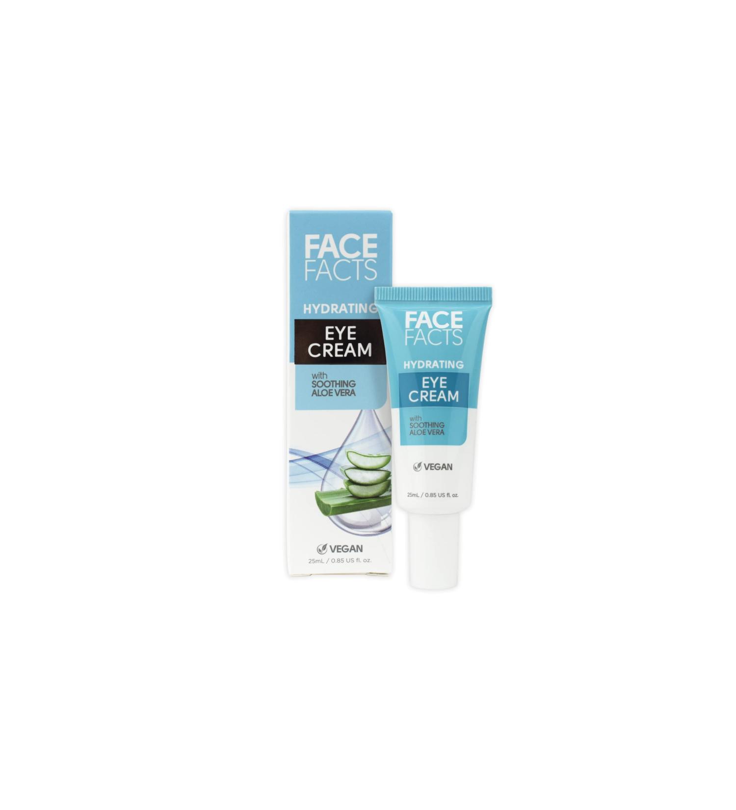 Face Facts Hydrating Eye Cream | Aloe Vera Soothes + Calms | 25ml - Buy Online on GoSupps.com